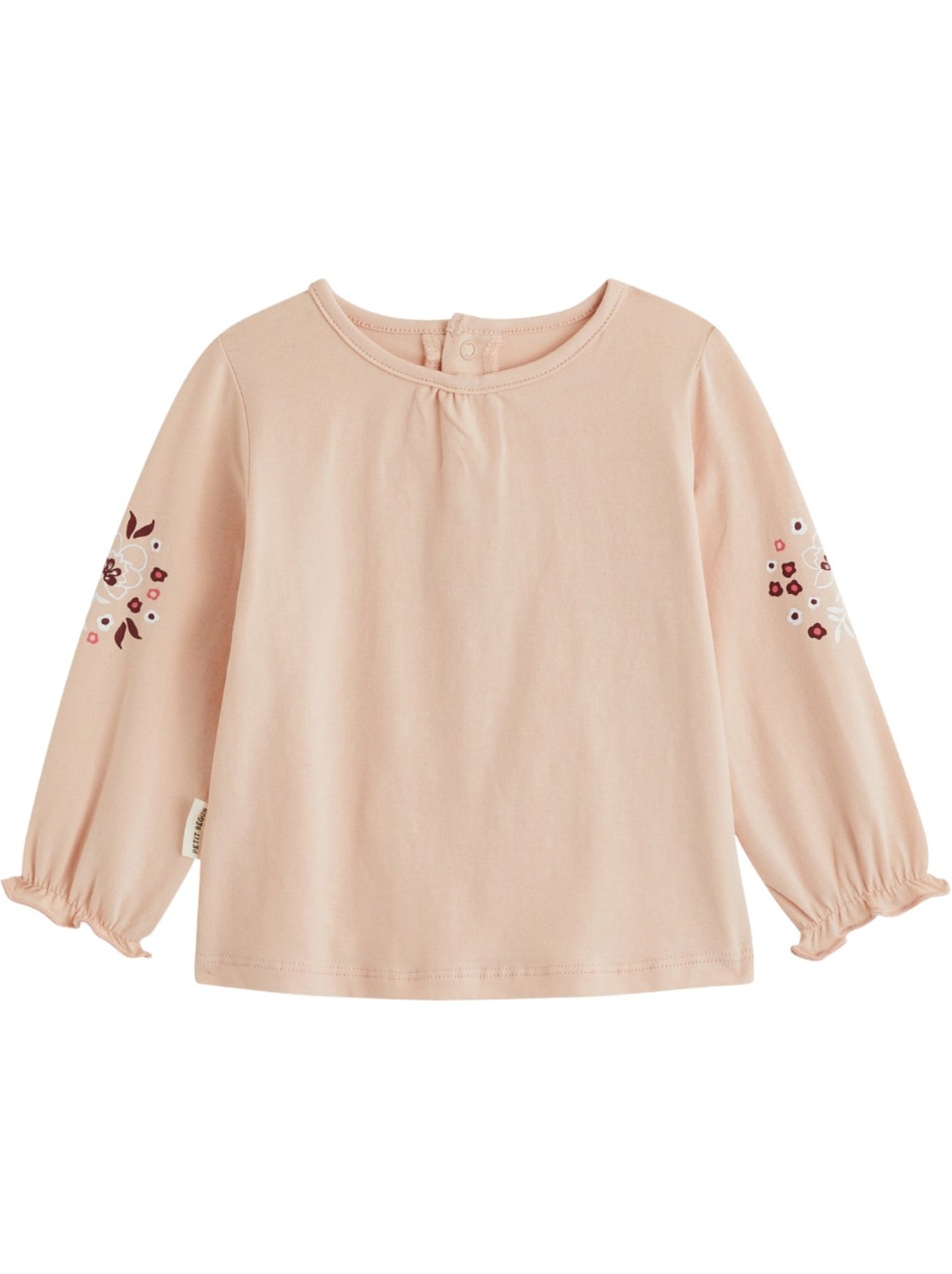 Lot de 2 t-shirts bébé manches longues manouk - Rose