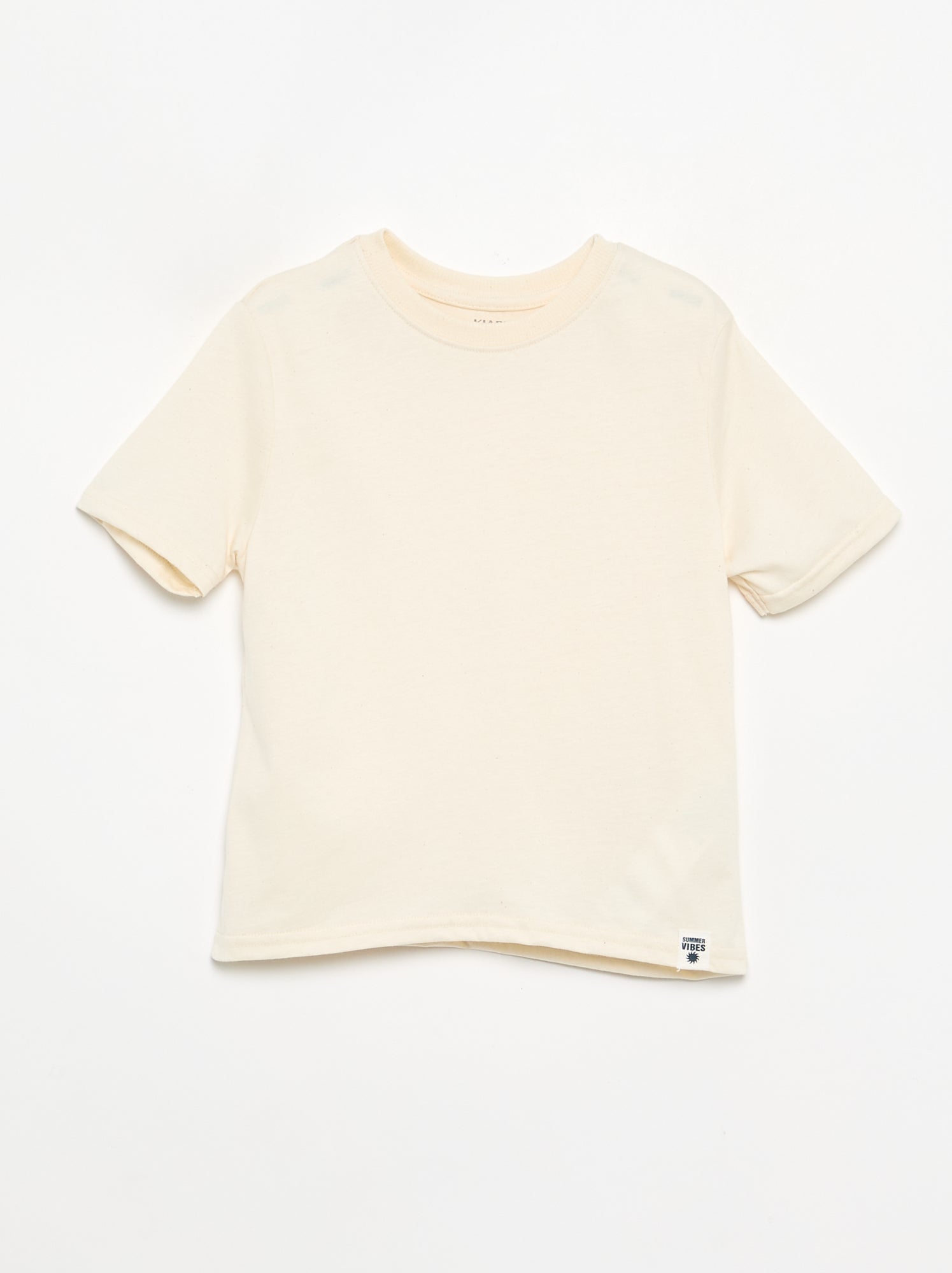 Lot de 2 T-shirts - Beige (FLE88_11)