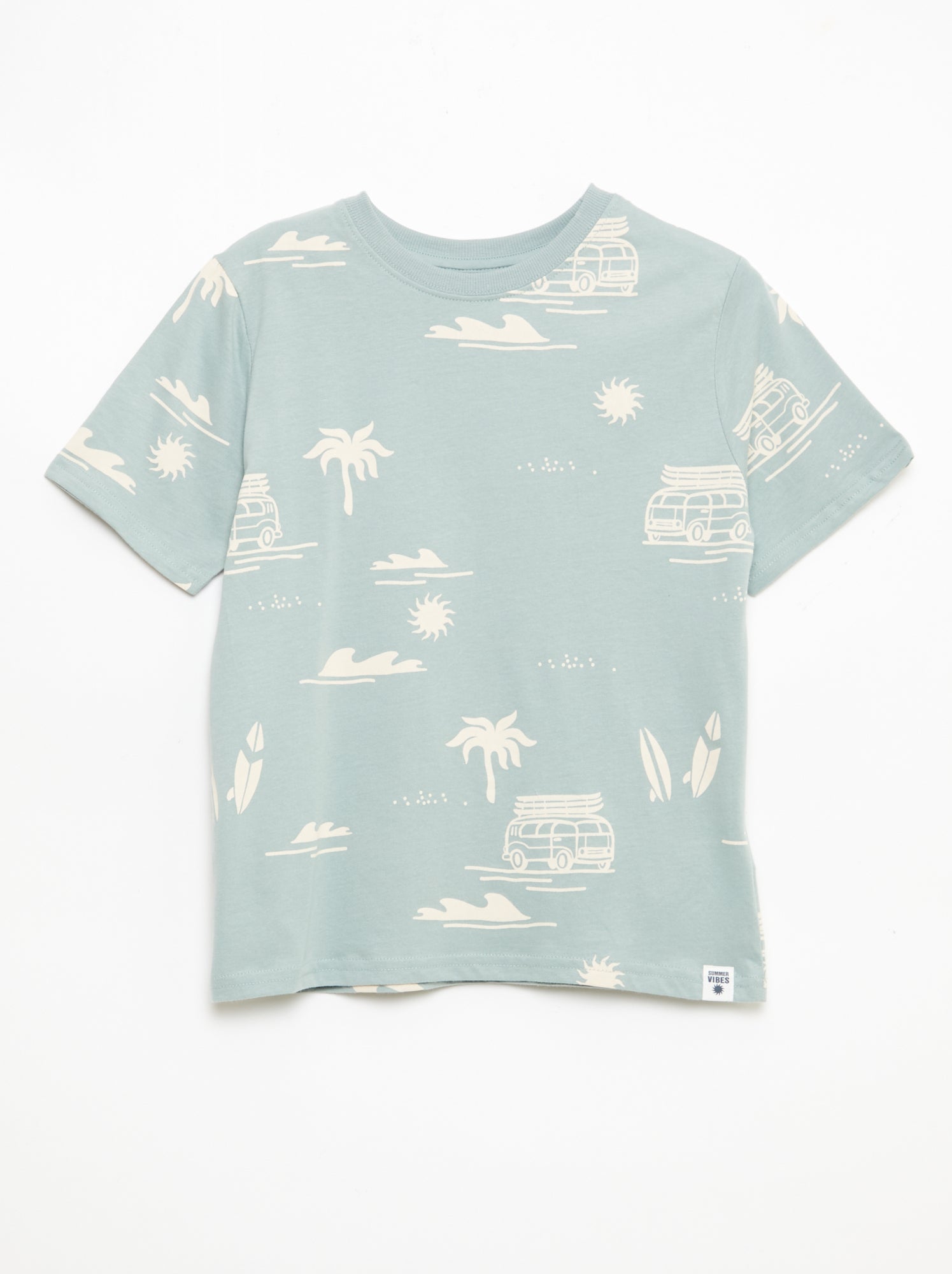 Lot de 2 T-shirts - Bleu (FLE88_3)