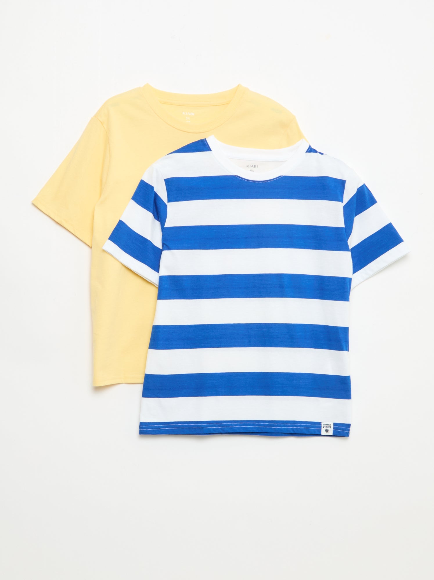 Lot de 2 T-shirts - Bleu (FLE88_8)