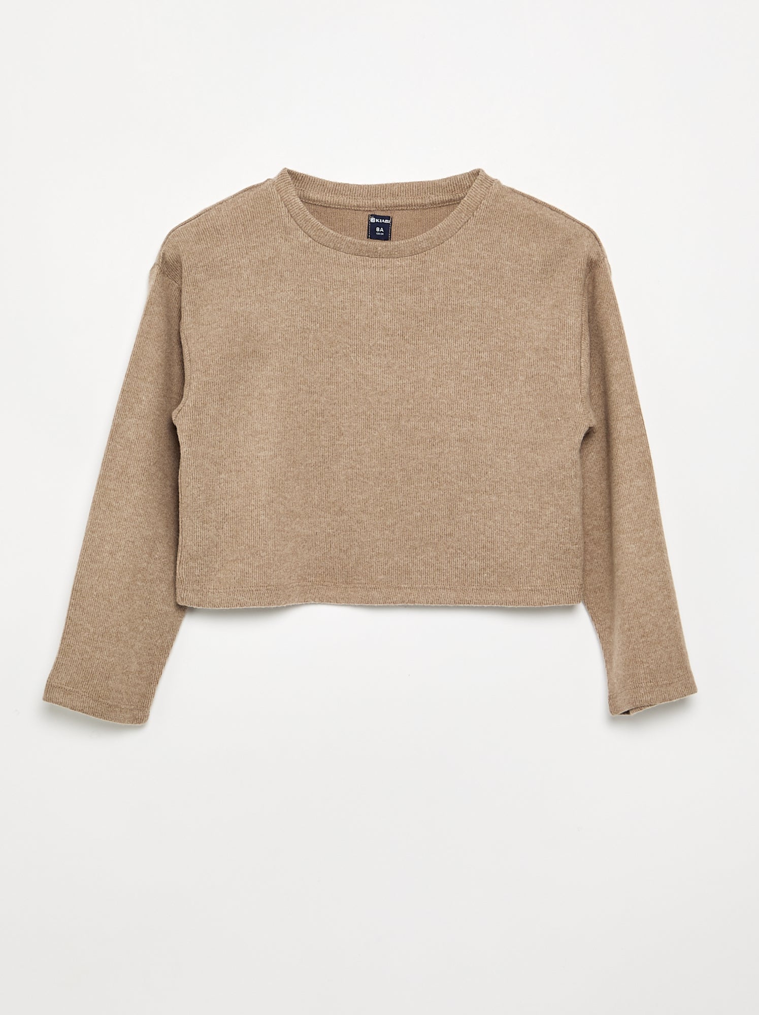 Lot de 2 T-shirts en maille douce - Beige