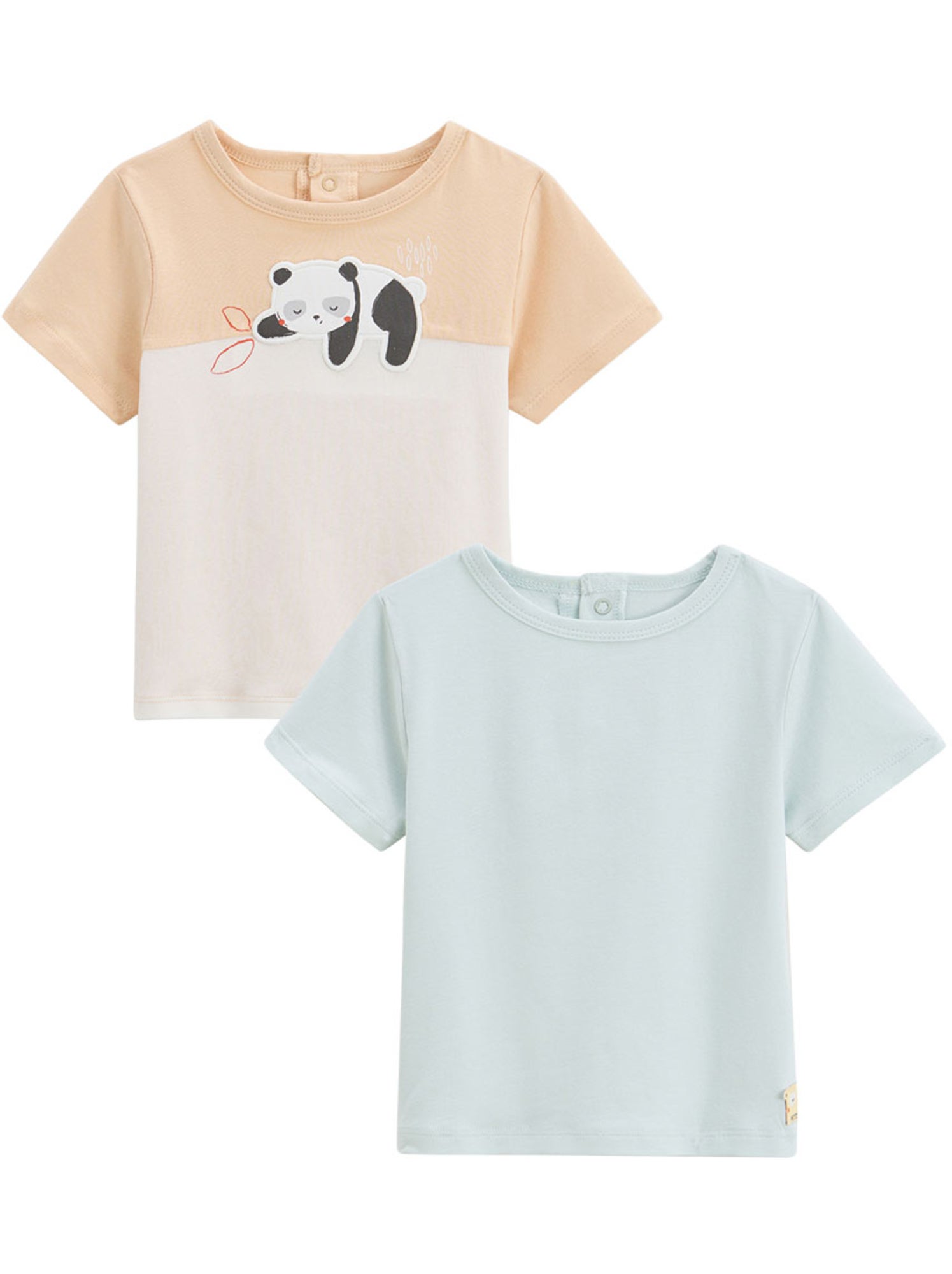 Lot de 2 t-shirts enfant bento - Vert