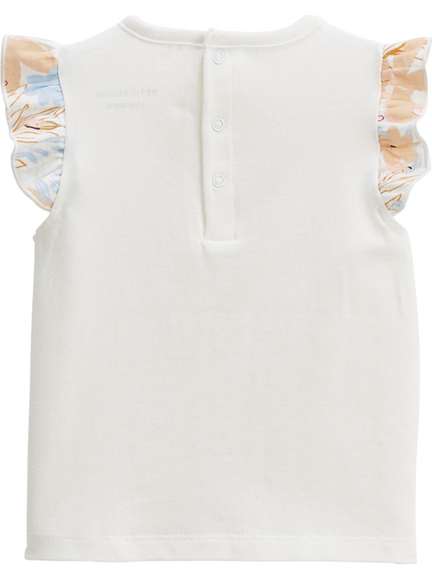 Lot de 2 t-shirts enfant manches courtes praline - Peche