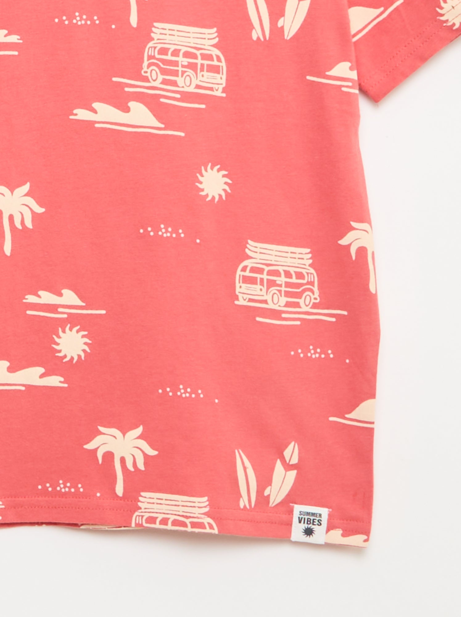 Lot de 2 T-shirts - Rouge