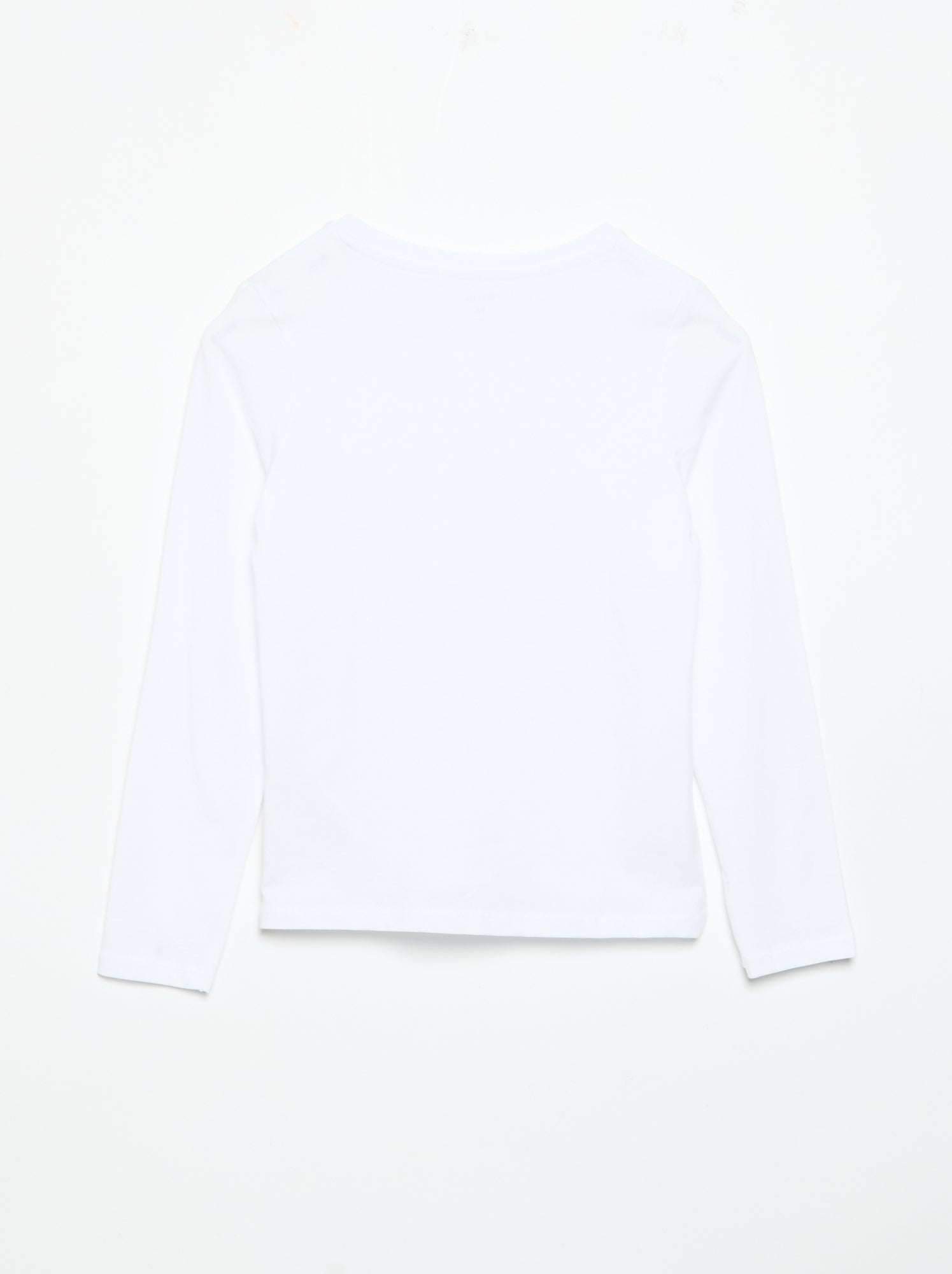 Lot de 2 t-shirts unis à manches longues - Blanc