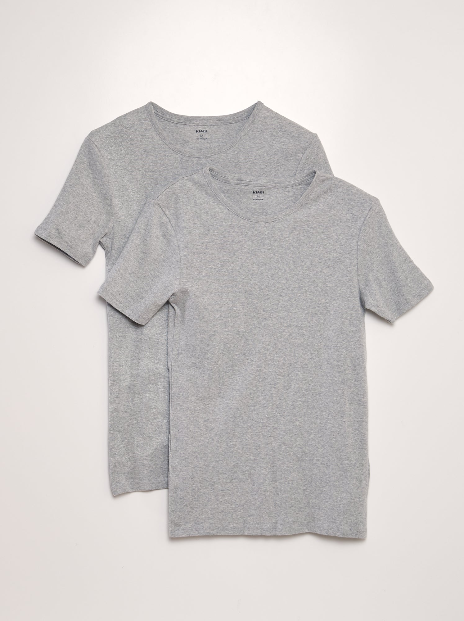 Lot de 2 tee-shirt basiques - Gris