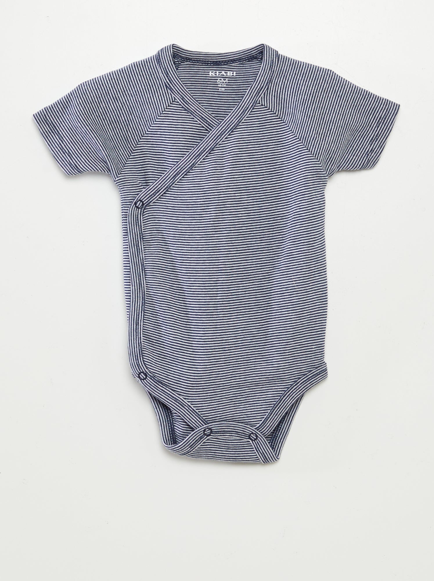 Lot de 3 bodies avec col croisé - GRIS