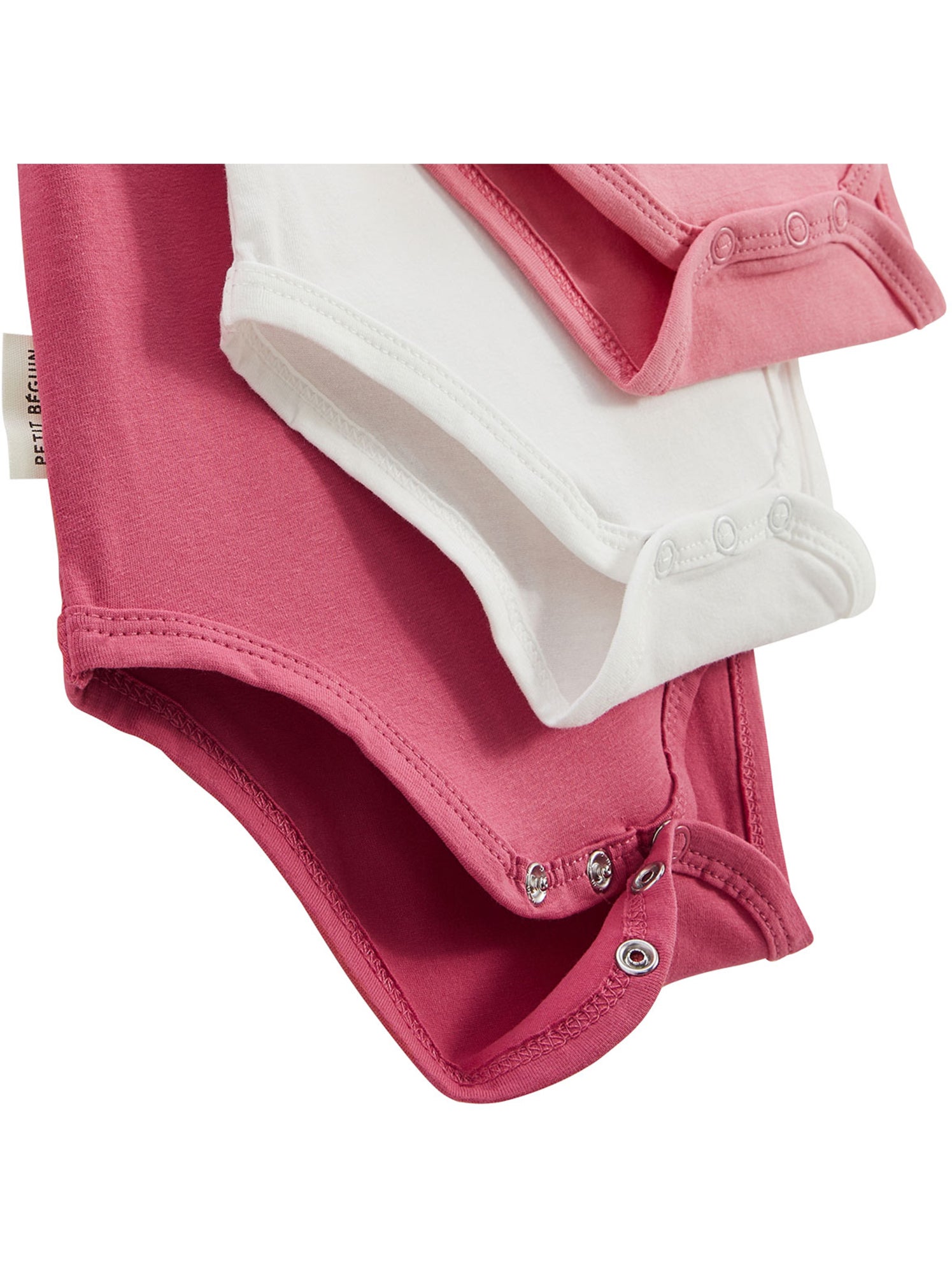 Lot de 3 bodies bébé manches courtes anaelle - Rose