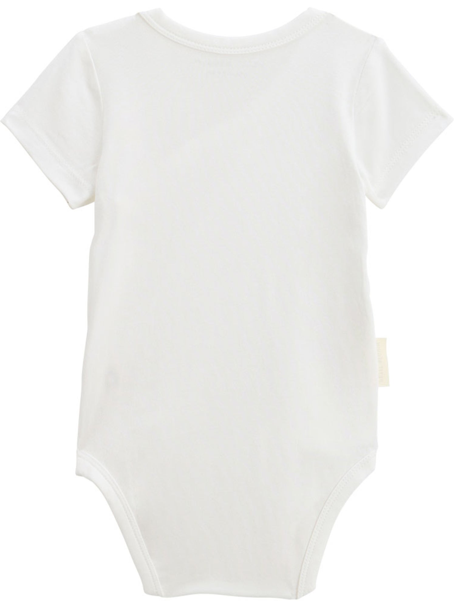 Lot de 3 bodies bébé manches courtes ouverture croisée mini rêve - Ecru