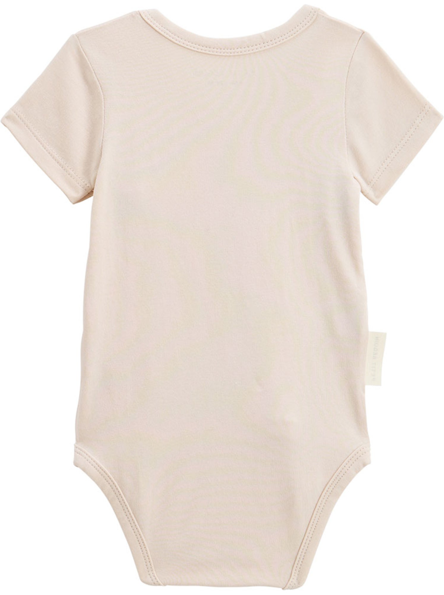 Lot de 3 bodies bébé manches courtes ouverture croisée mini rêve - Ecru