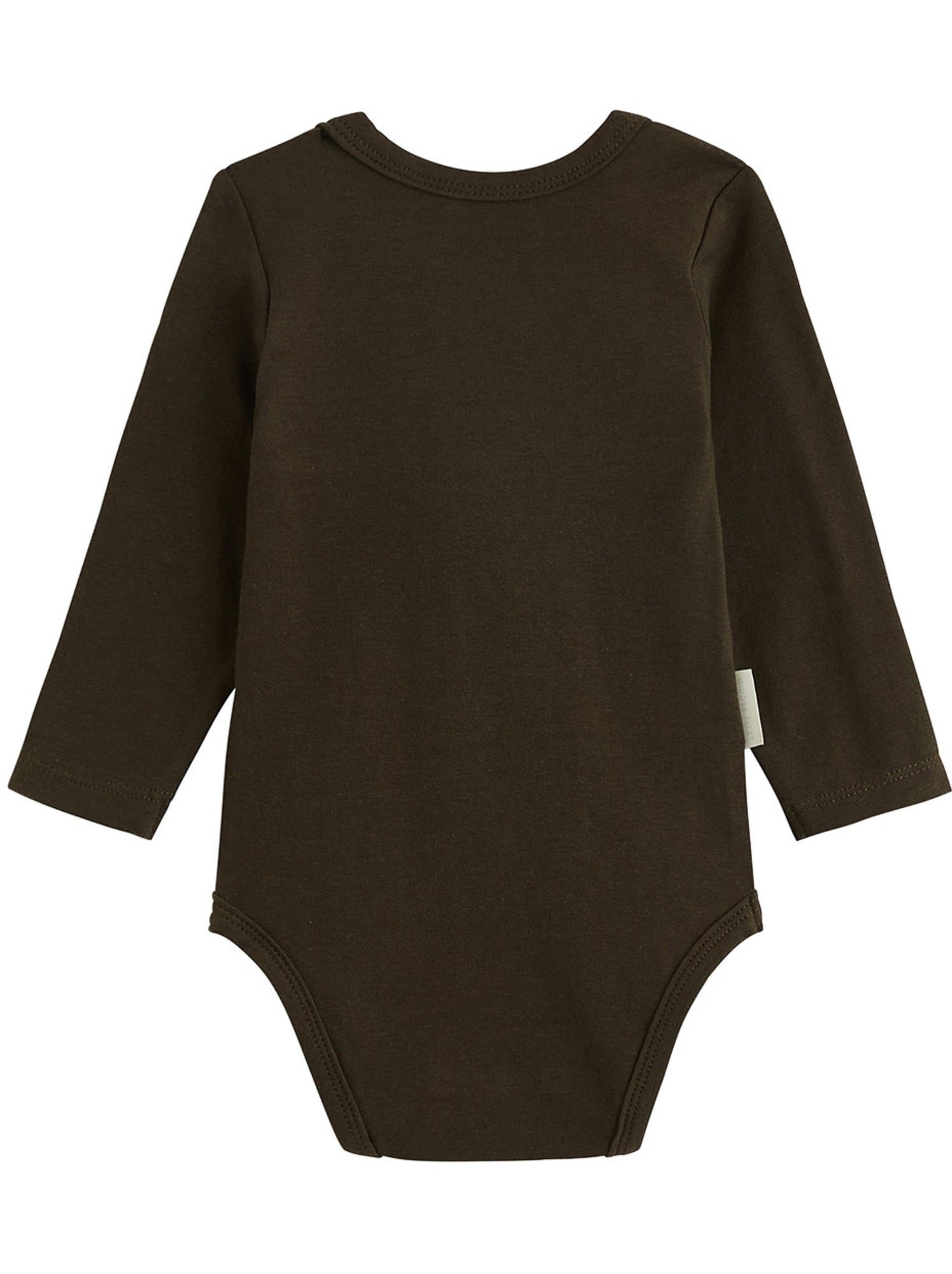 Lot de 3 bodies bébé manches longues ginkgo - Vert