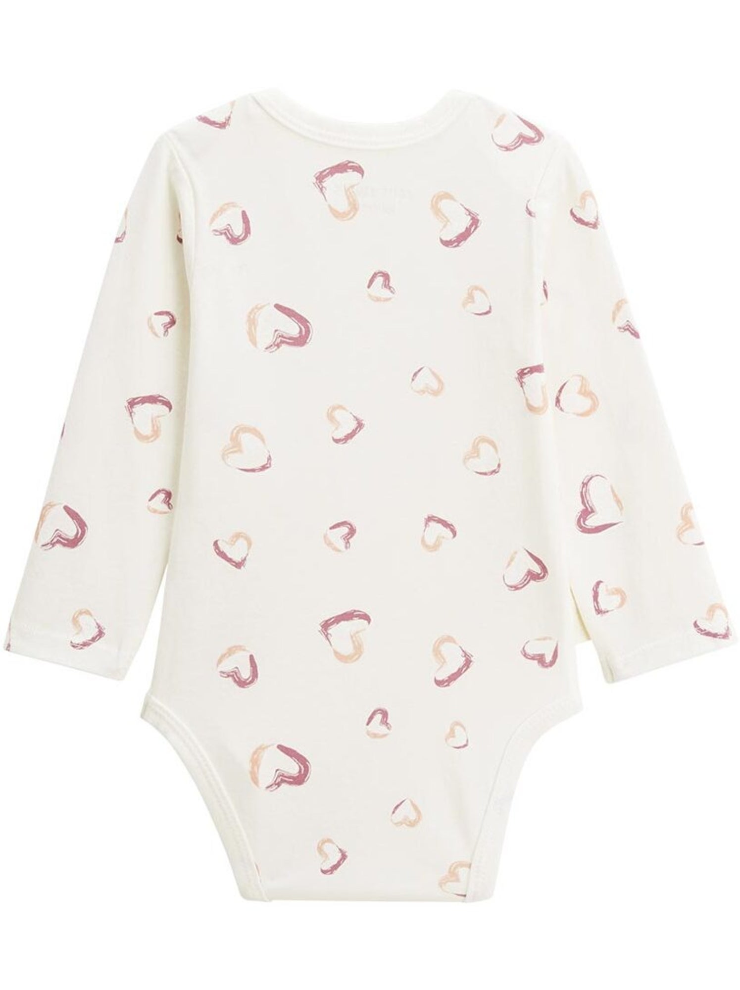 Lot de 3 bodies bébé manches longues maya - Rose