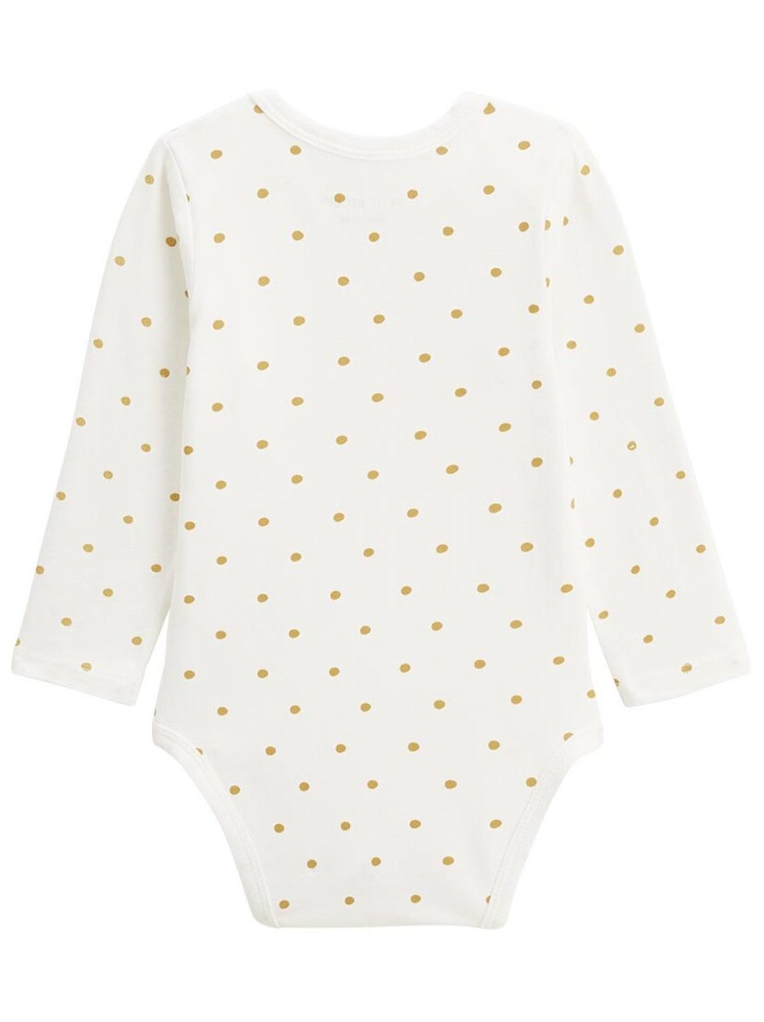 Lot de 3 bodies bébé manches longues misty - Ecru