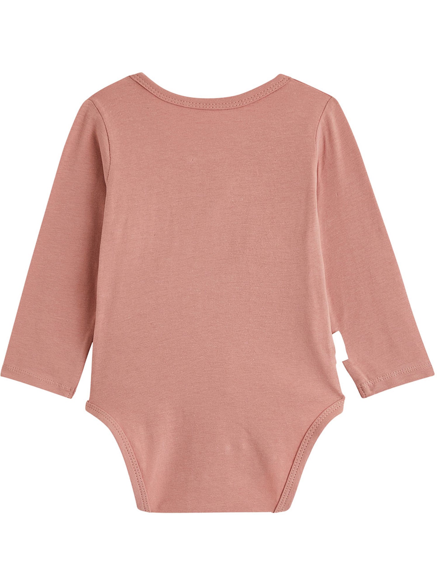 Lot de 3 bodies bébé manches longues ouverture croisée - Rose