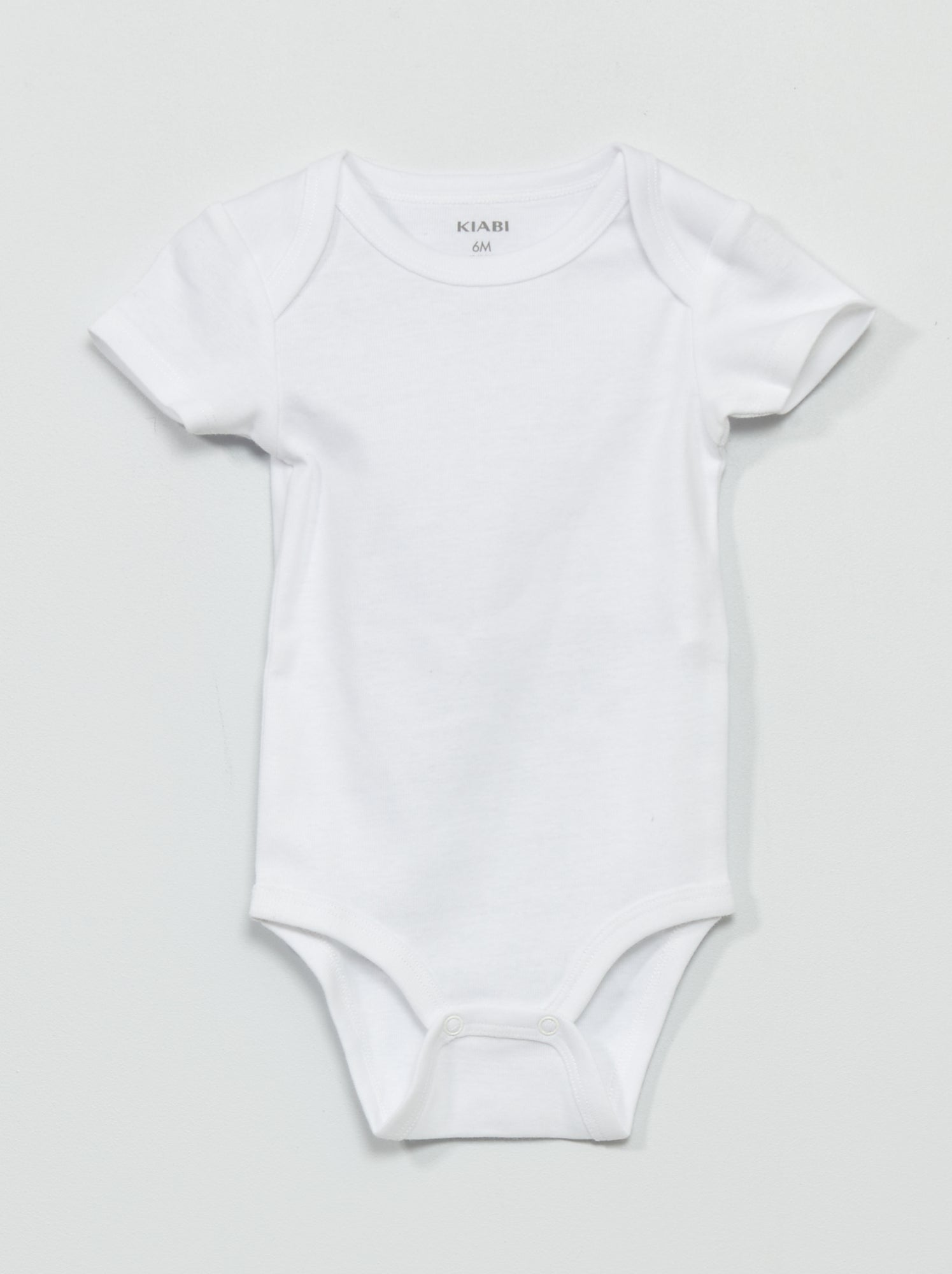 Lot de 3 bodies en jersey - Blanc