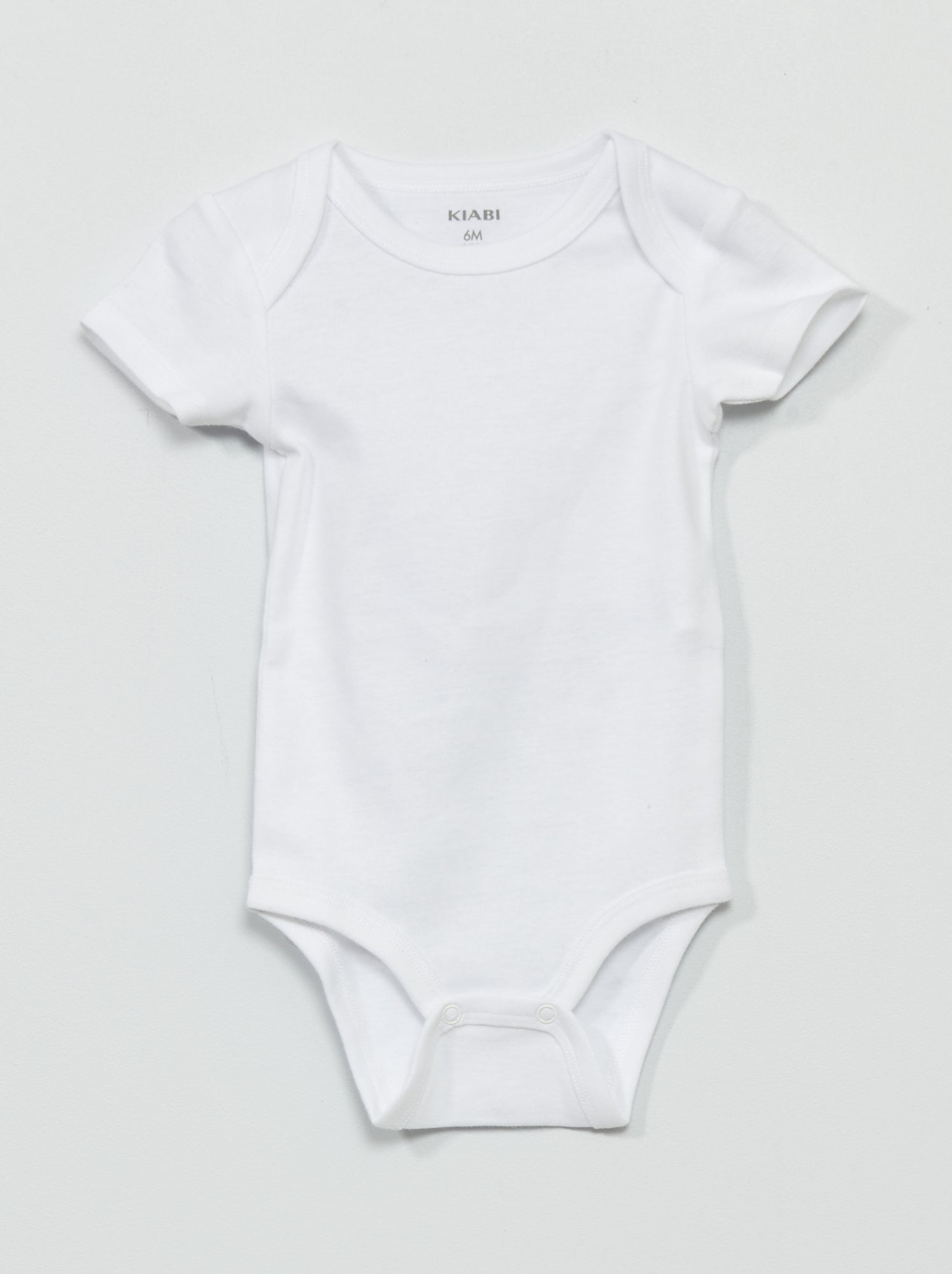 Lot de 3 bodies en jersey - Blanc