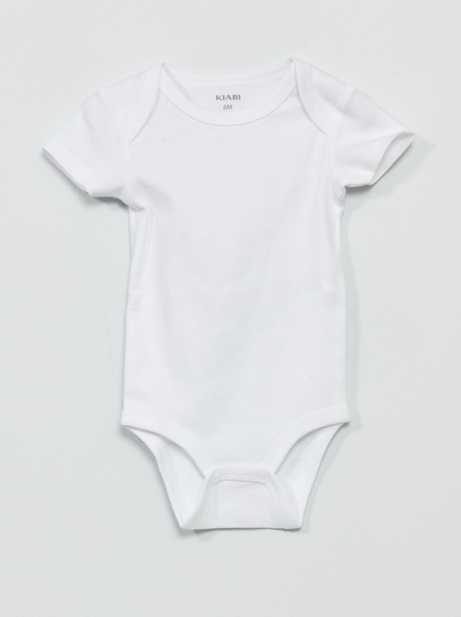 Lot de 3 bodies en jersey - Blanc