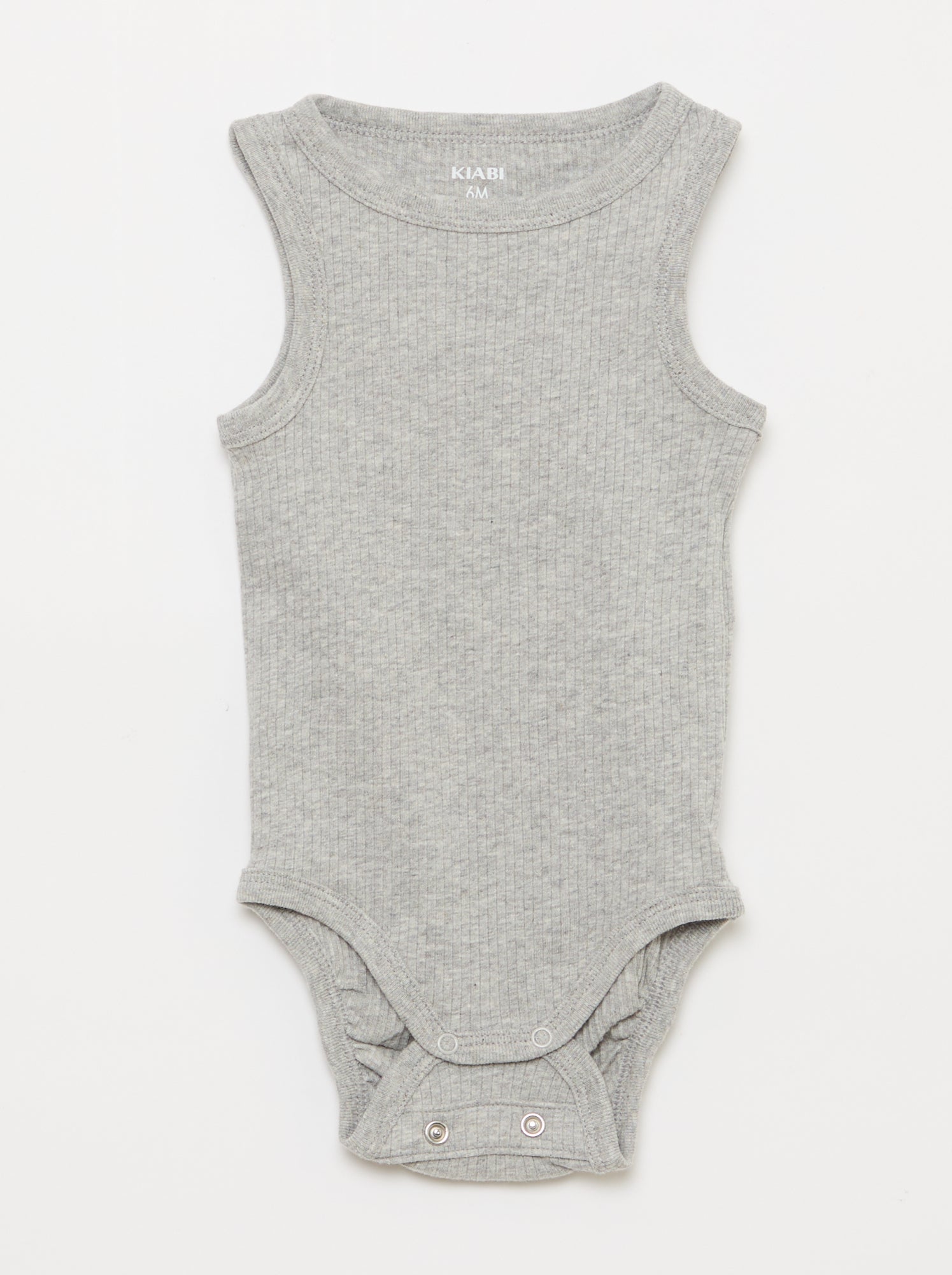 Lot de 3 bodies évolutifs à bretelles unis - Bleu