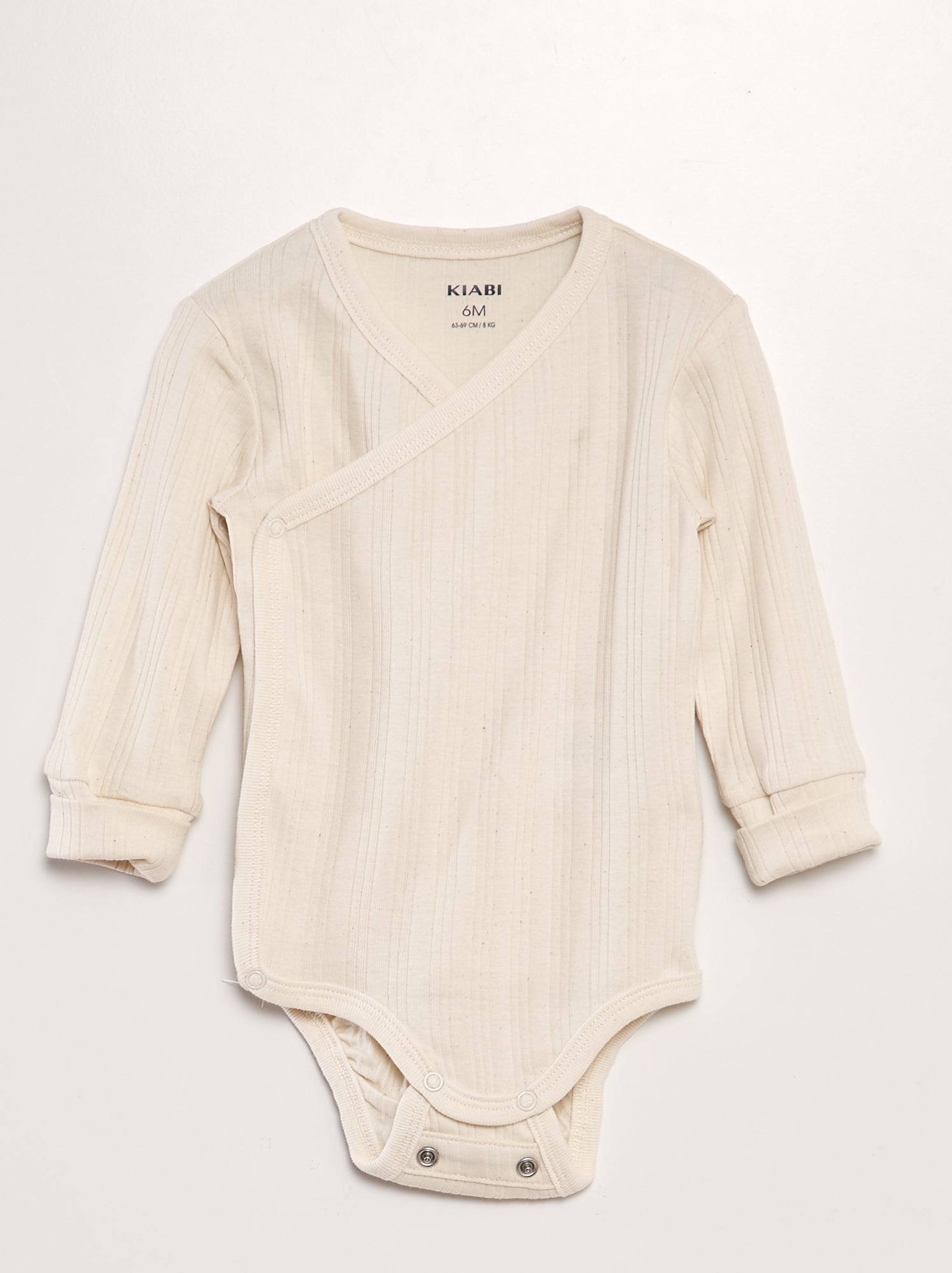Lot de 3 bodies évolutifs - Beige