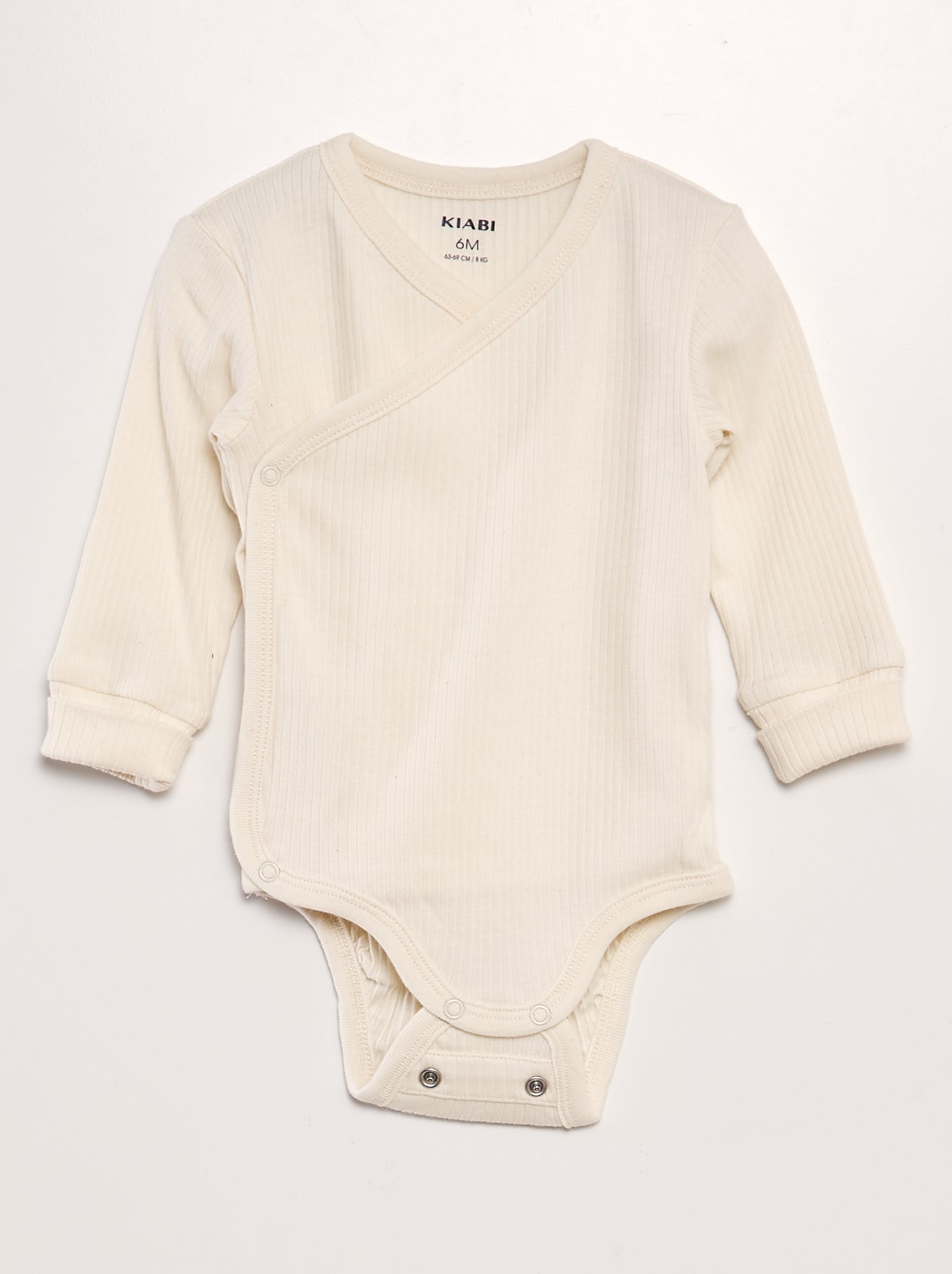 Lot de 3 bodies évolutifs - Beige