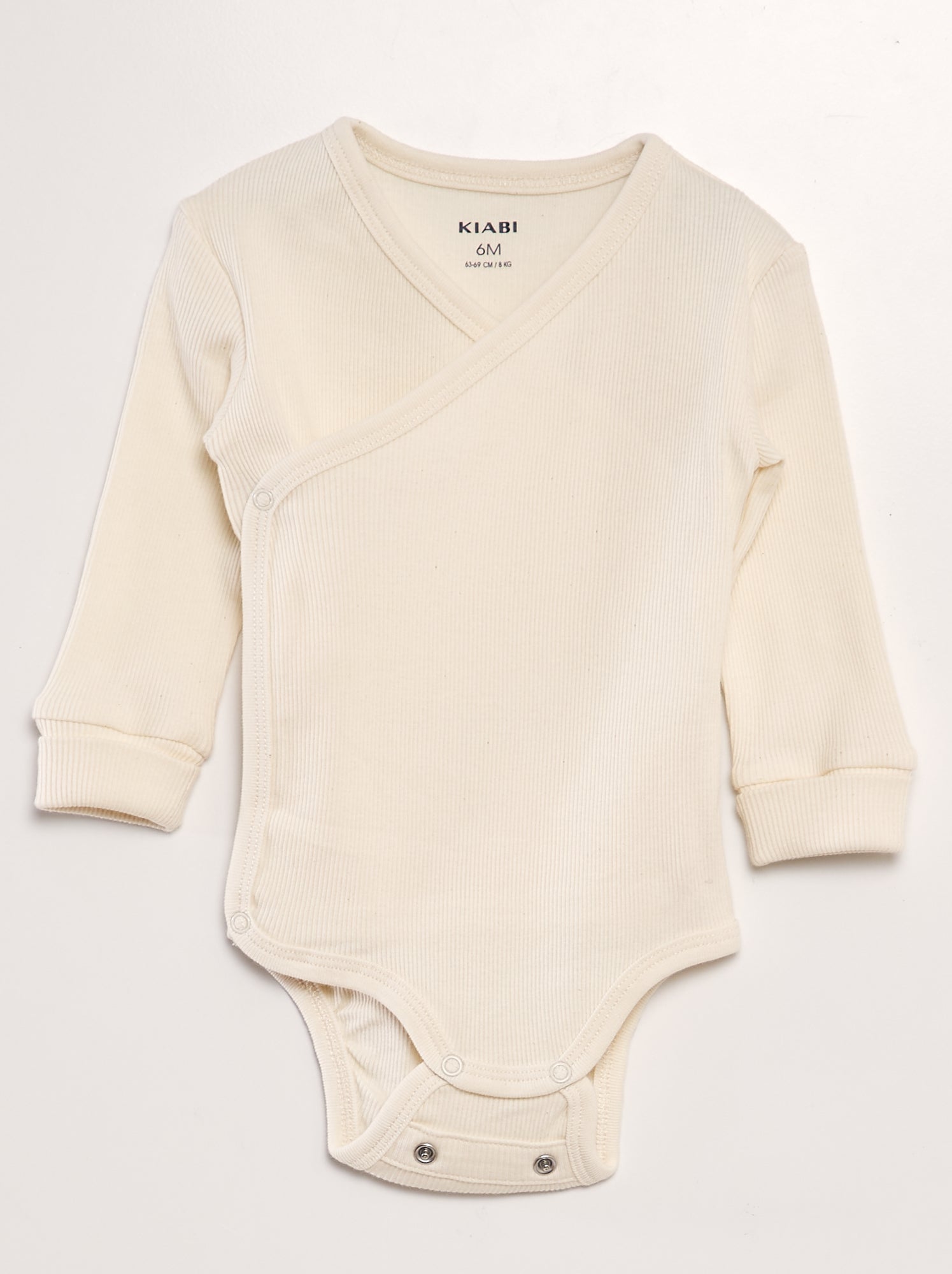 Lot de 3 bodies évolutifs - Beige