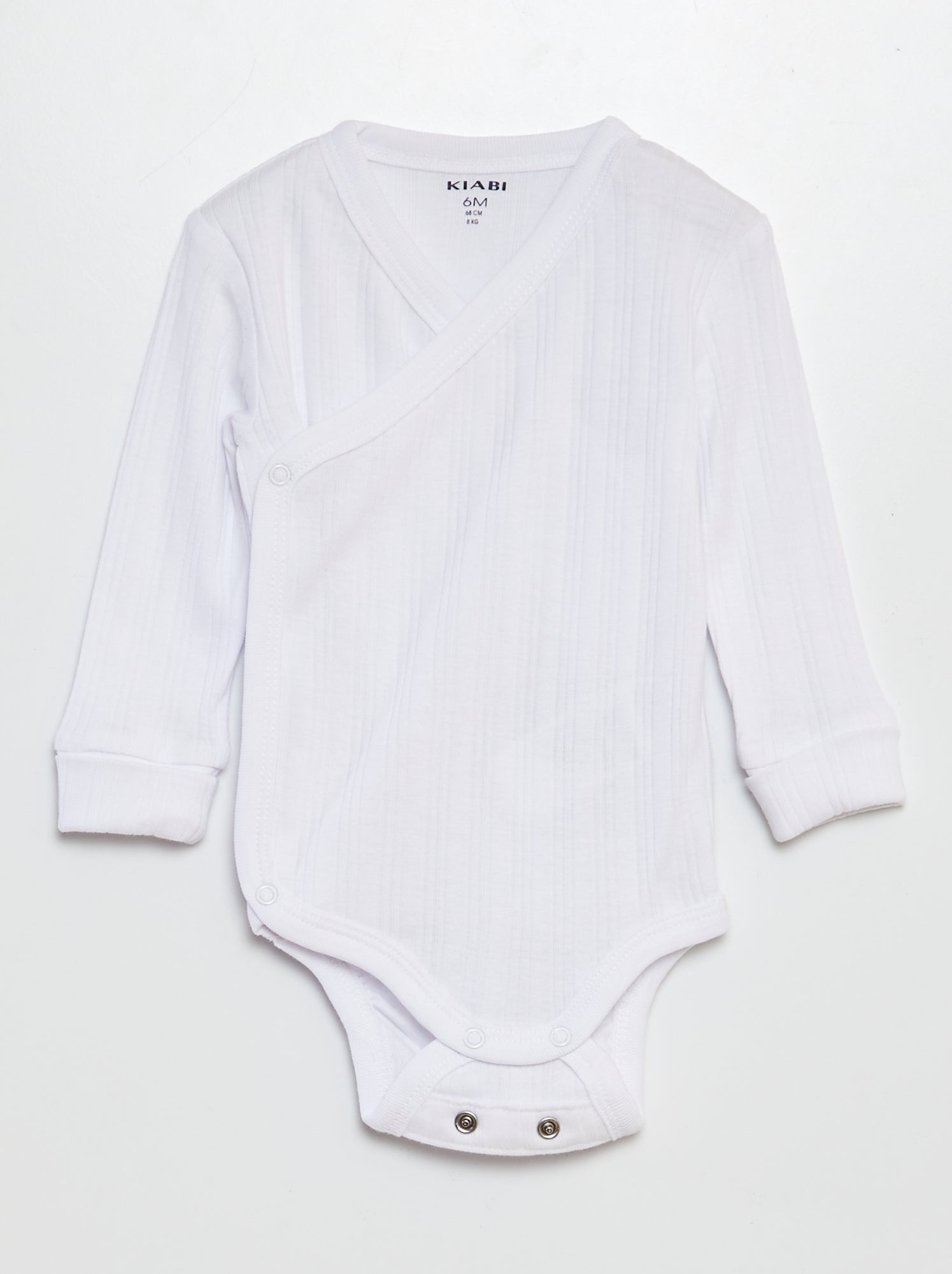 Lot de 3 bodies évolutifs - Blanc