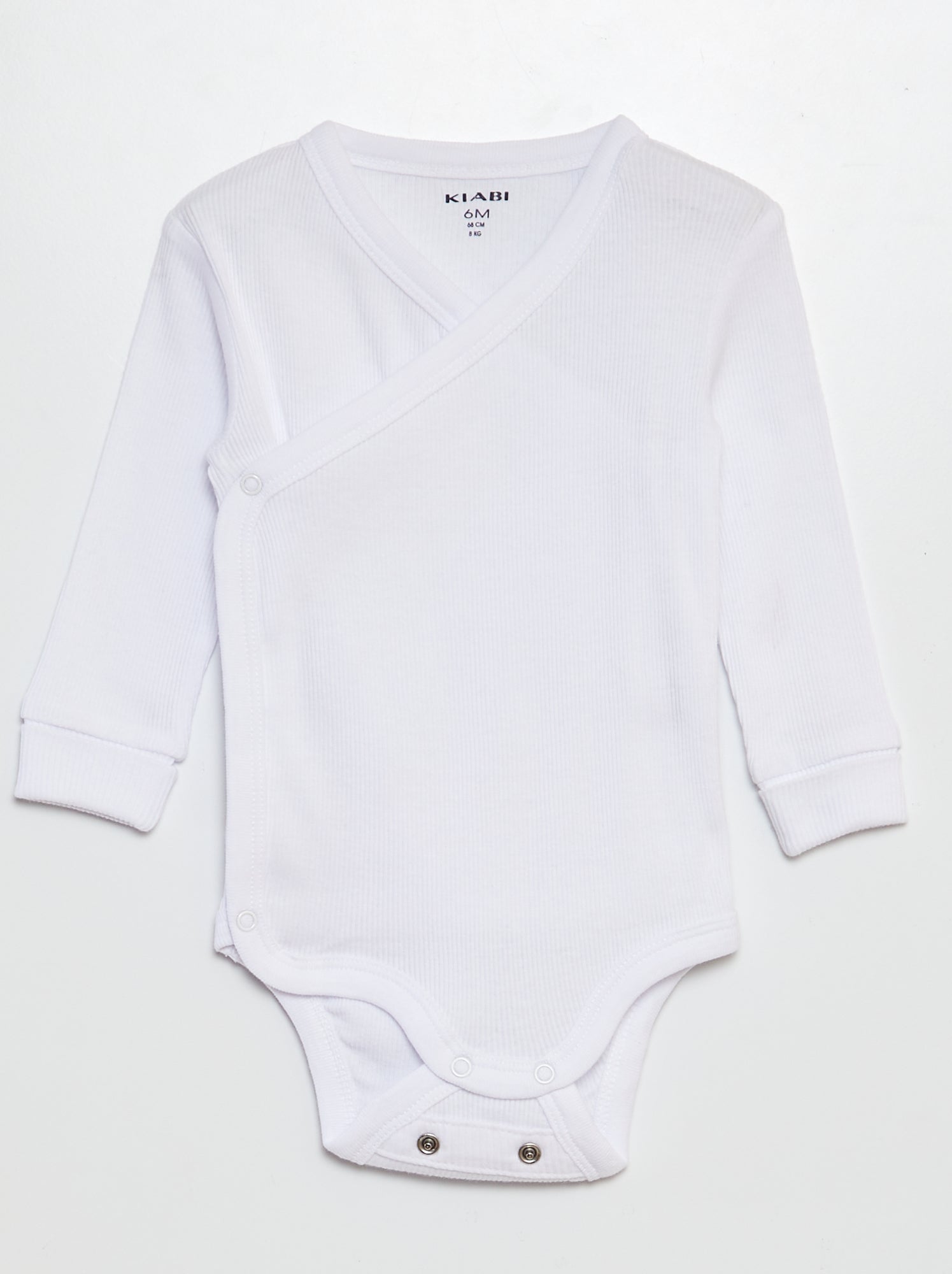 Lot de 3 bodies évolutifs - Blanc