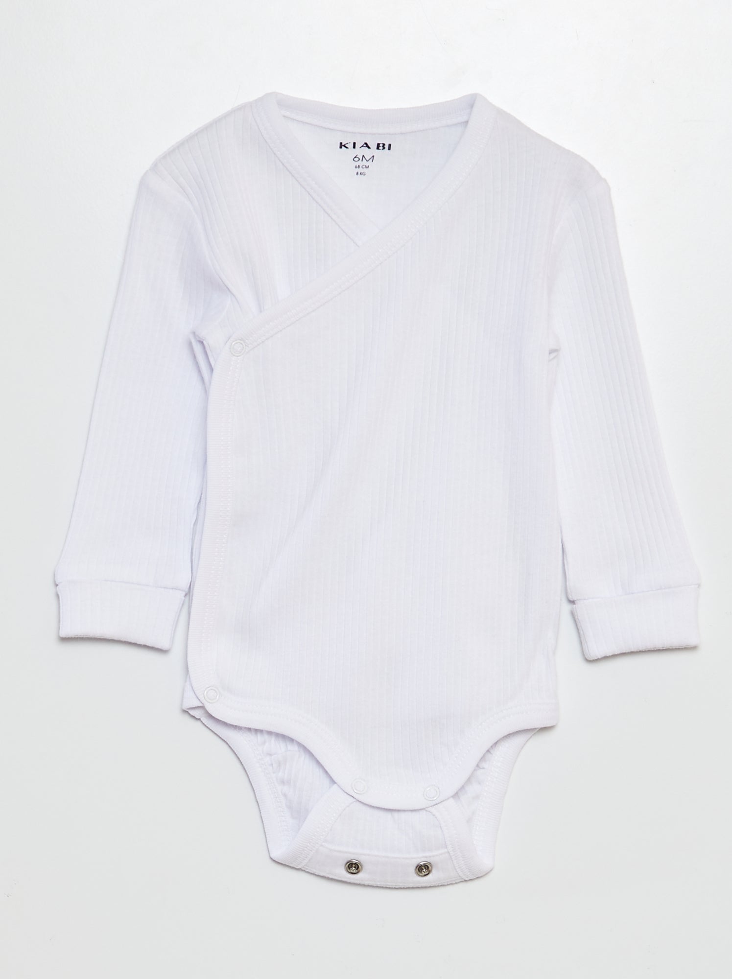 Lot de 3 bodies évolutifs - Blanc
