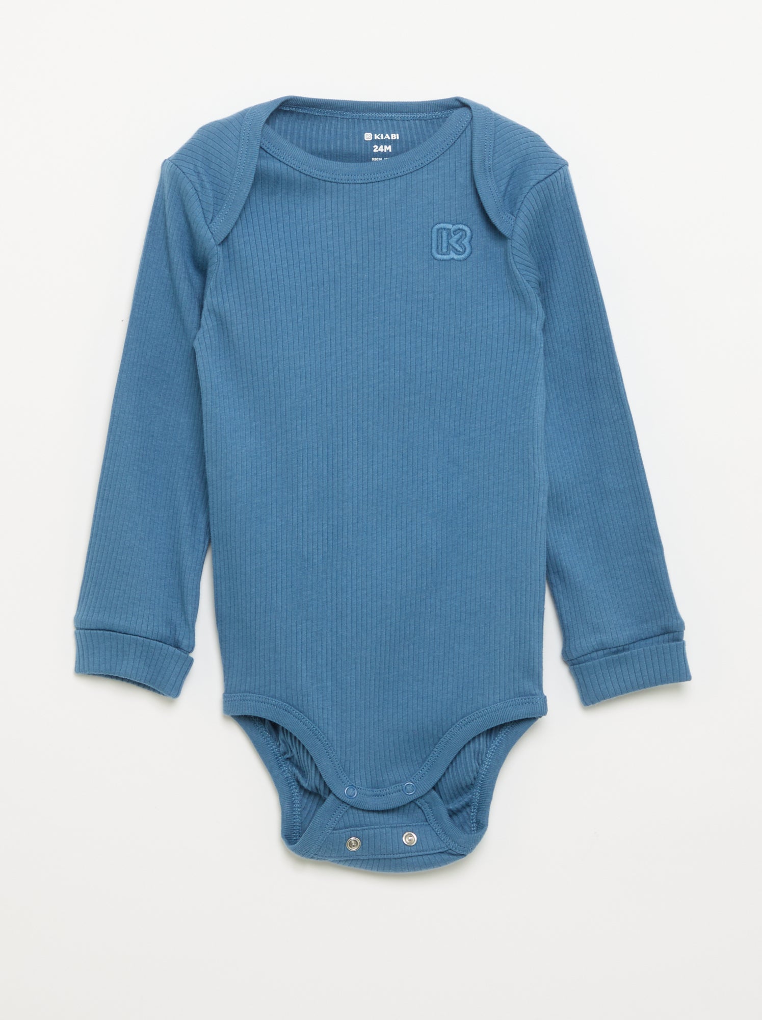 Lot de 3 bodies évolutifs - Kiabi - Bleu