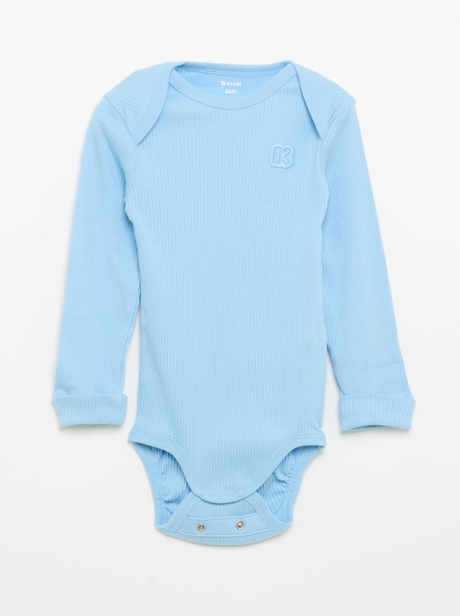 Lot de 3 bodies évolutifs - Kiabi - Bleu