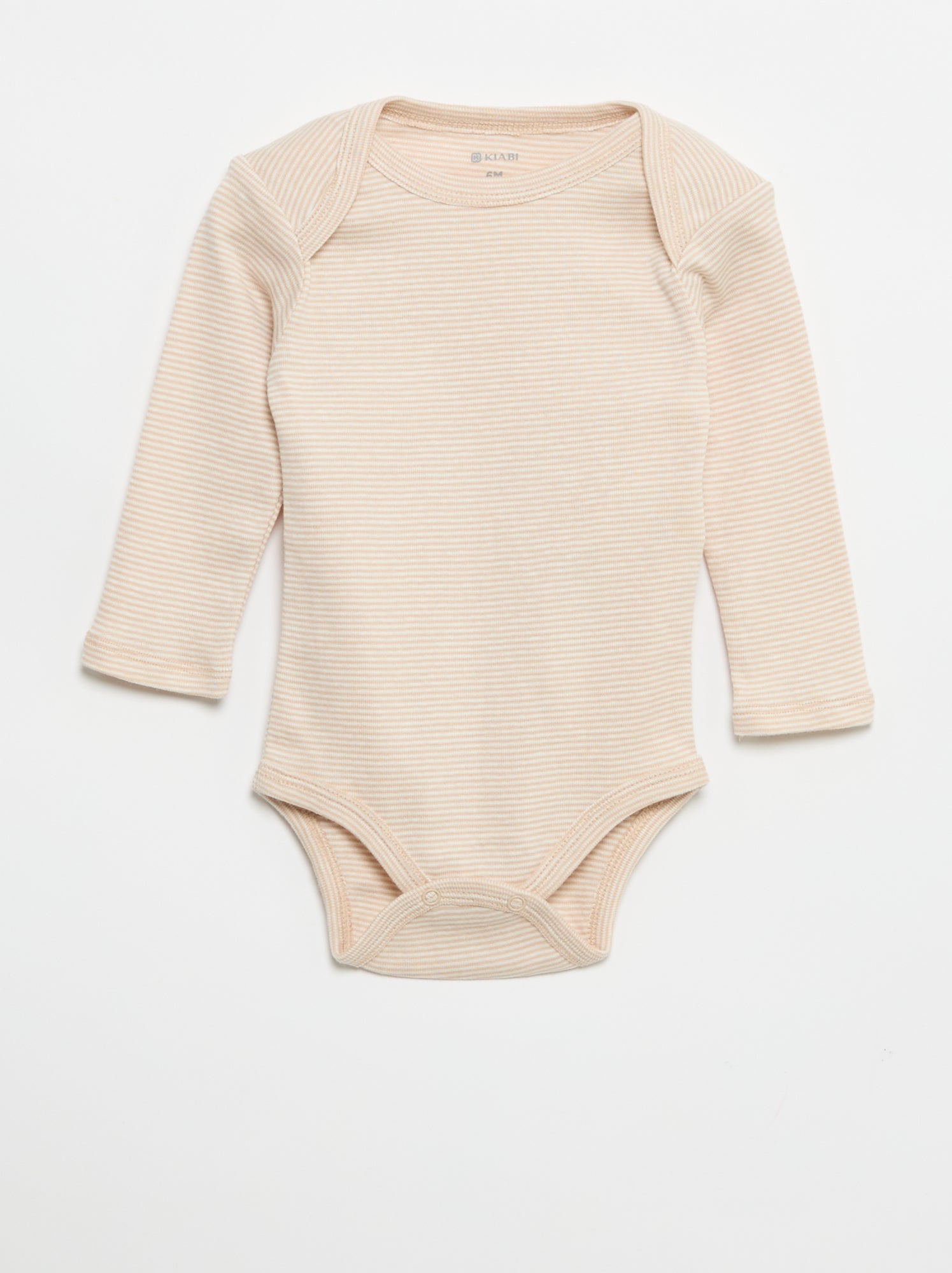 Lot de 3 bodies manches longues - Blanc (YE794_32)