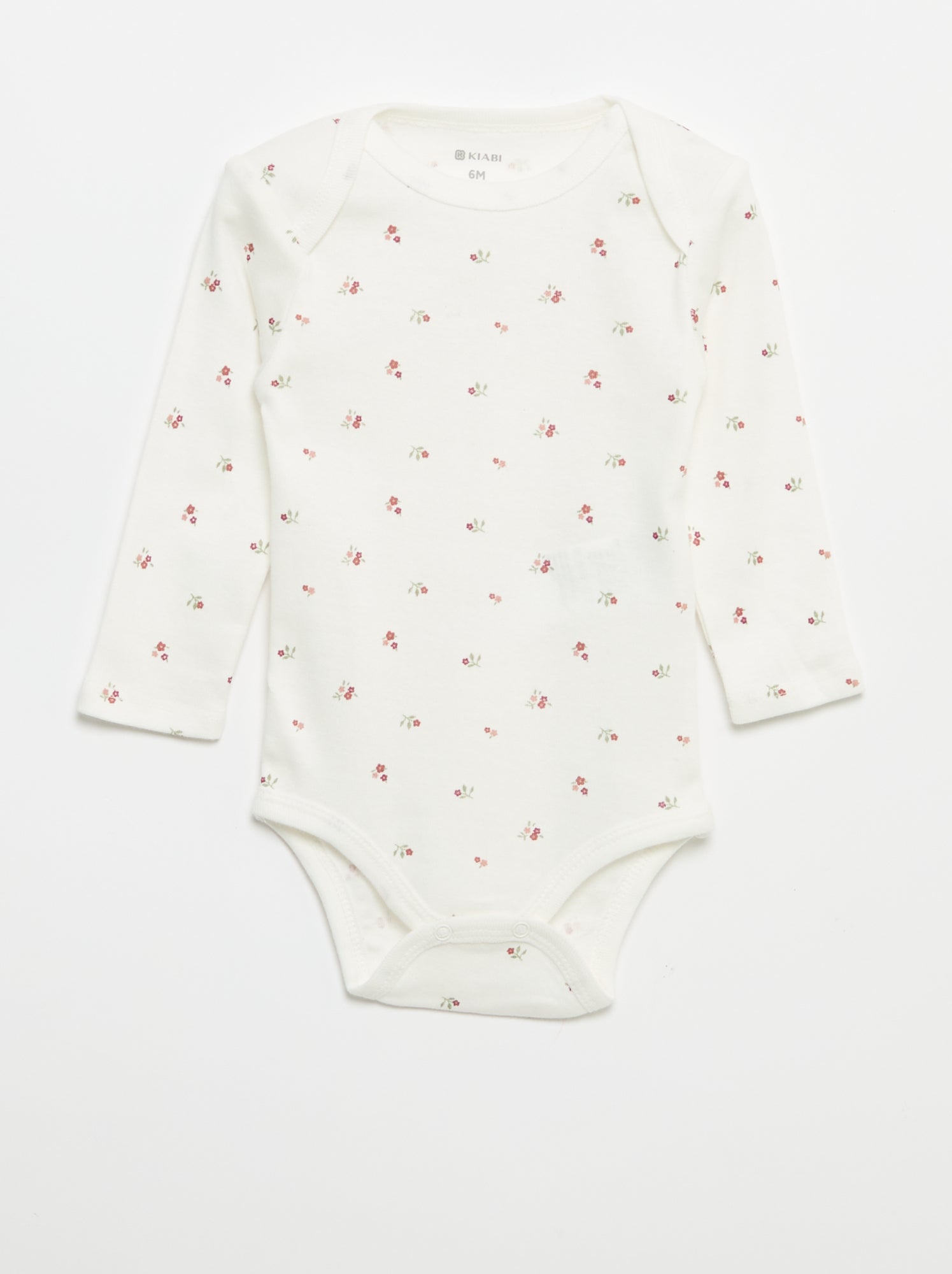 Lot de 3 bodies manches longues - Blanc (YE794_32)