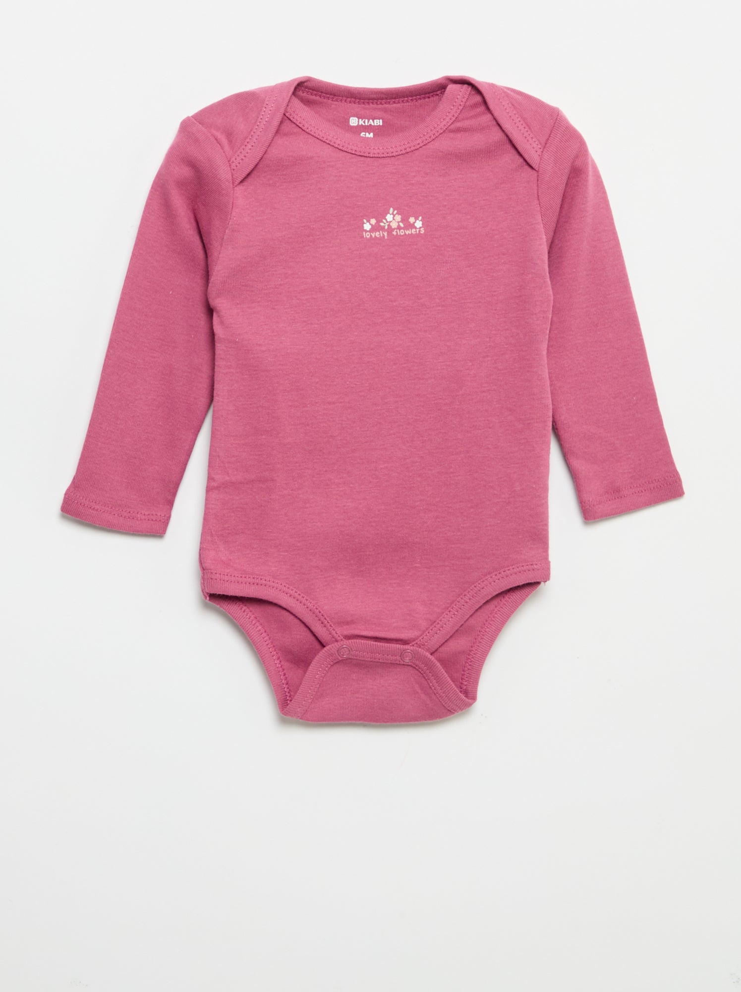 Lot de 3 bodies manches longues - Blanc (YE794_32)