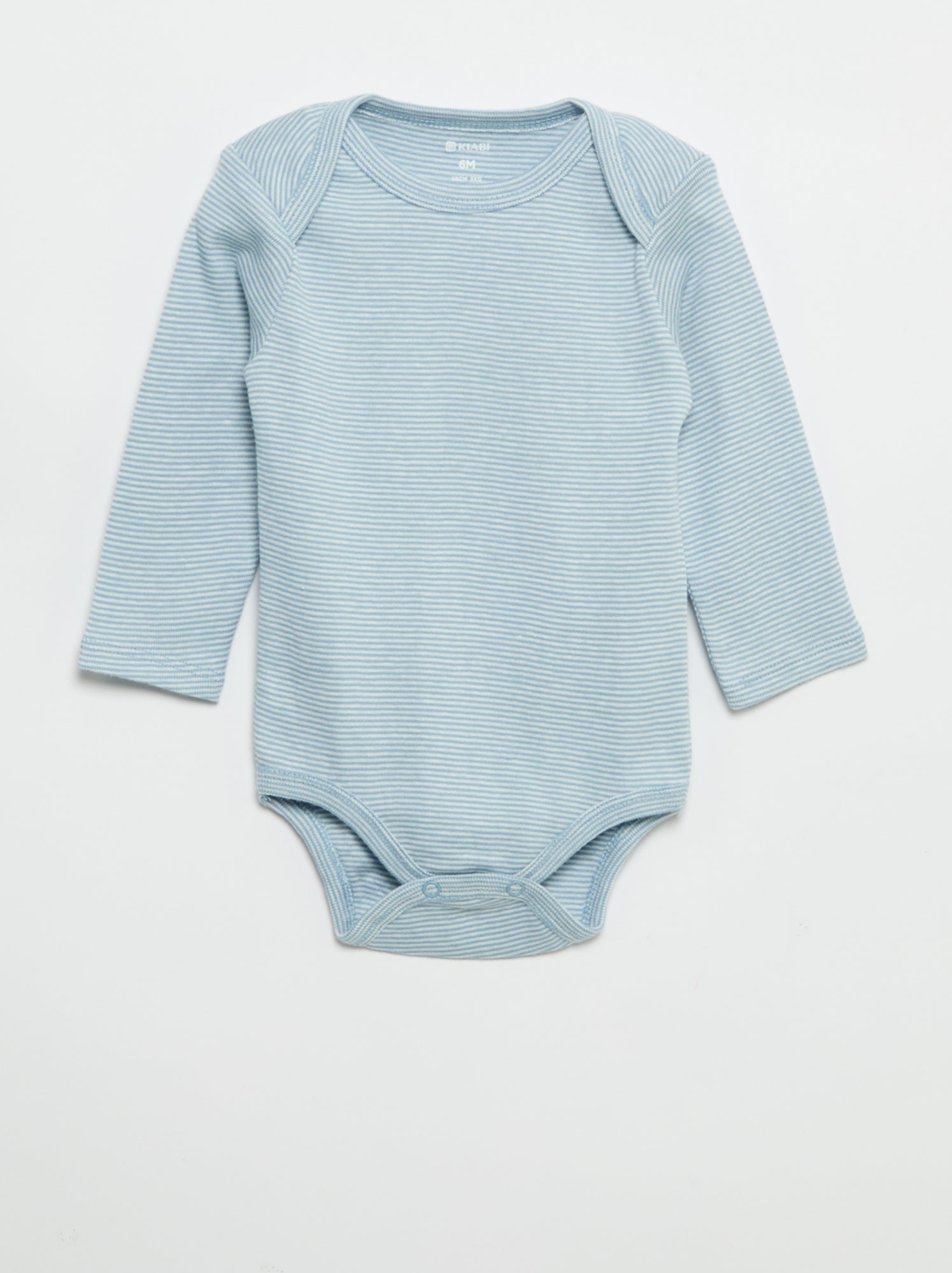 Lot de 3 bodies manches longues - Blanc (YE794_34)