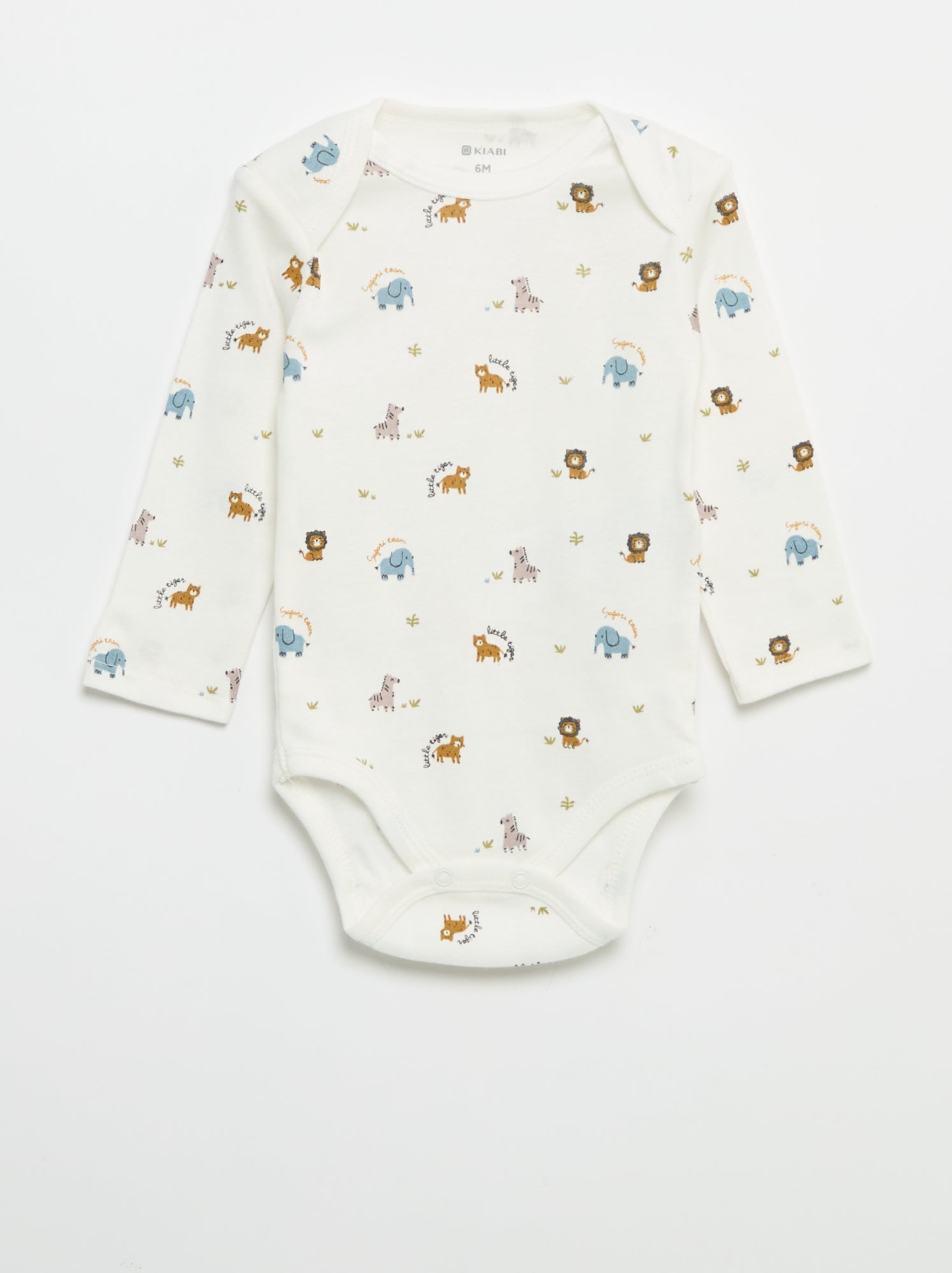 Lot de 3 bodies manches longues - Blanc (YE794_34)