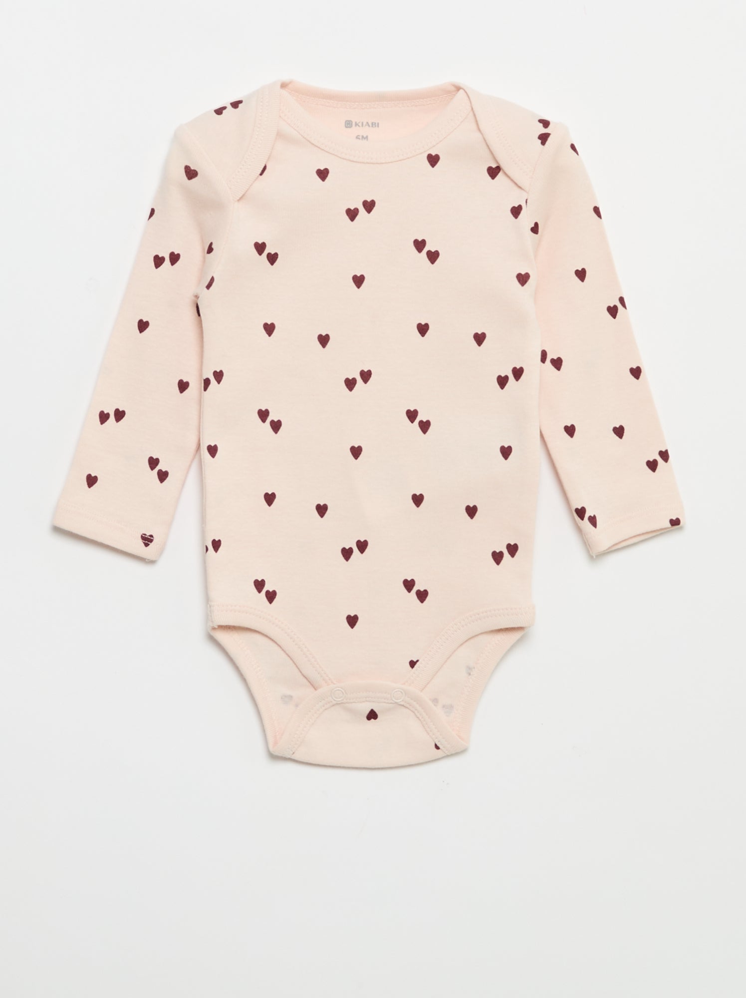 Lot de 3 bodies manches longues - Rose