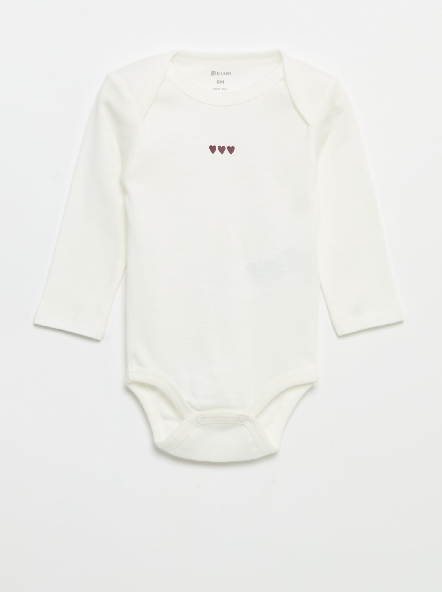 Lot de 3 bodies manches longues - Rose
