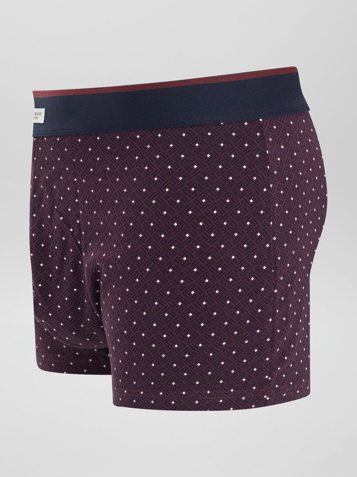 Lot de 3 boxers - Bordeaux