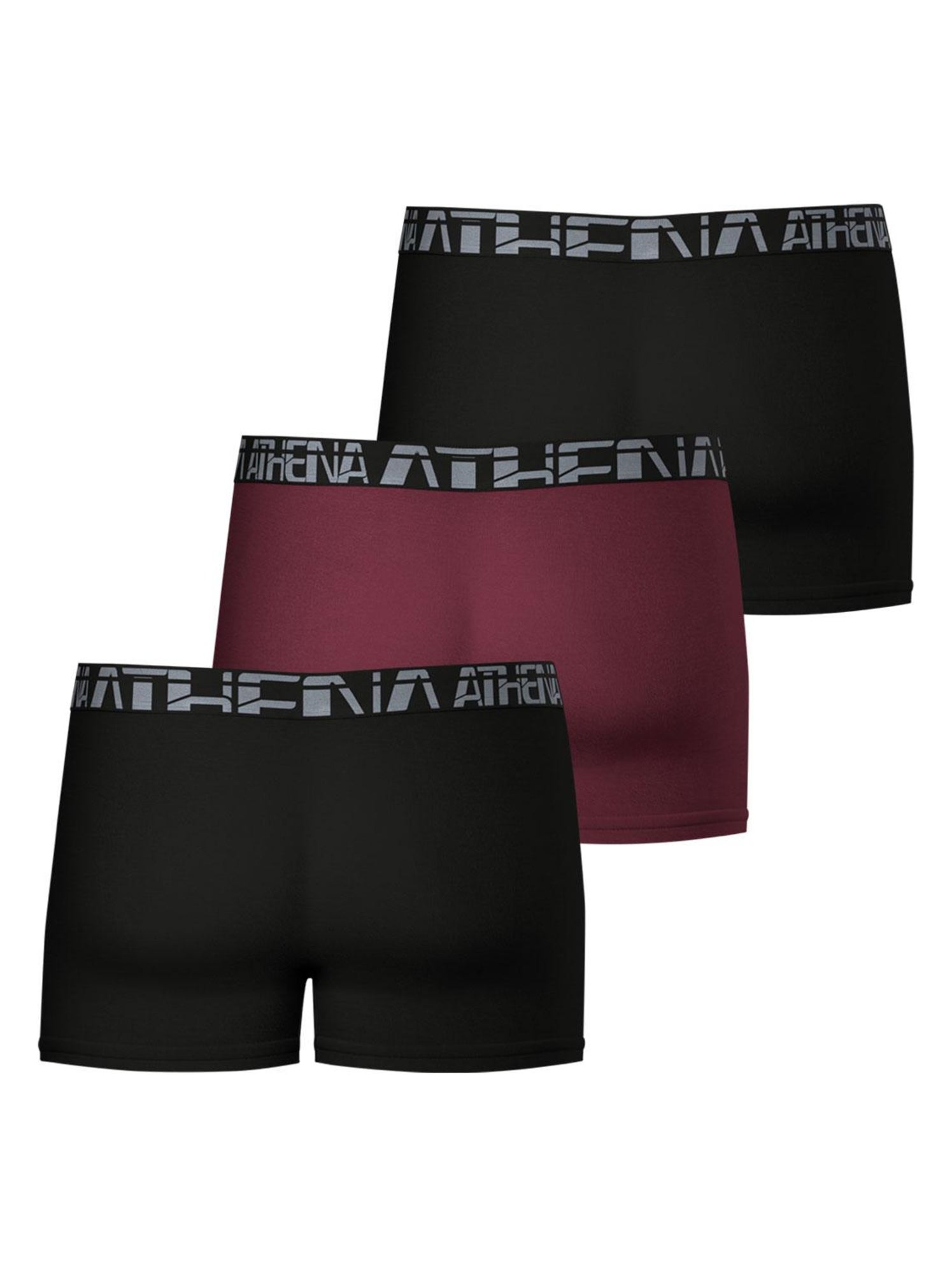 Lot de 3 boxers homme 720 Stretch Micro - Noir Bordeaux
