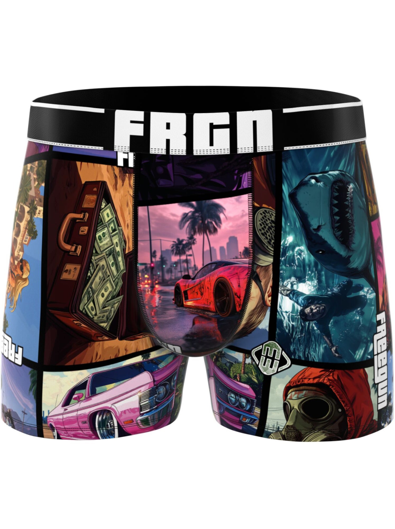 Lot de 3 boxers junior collection heroes freegun - Bleu