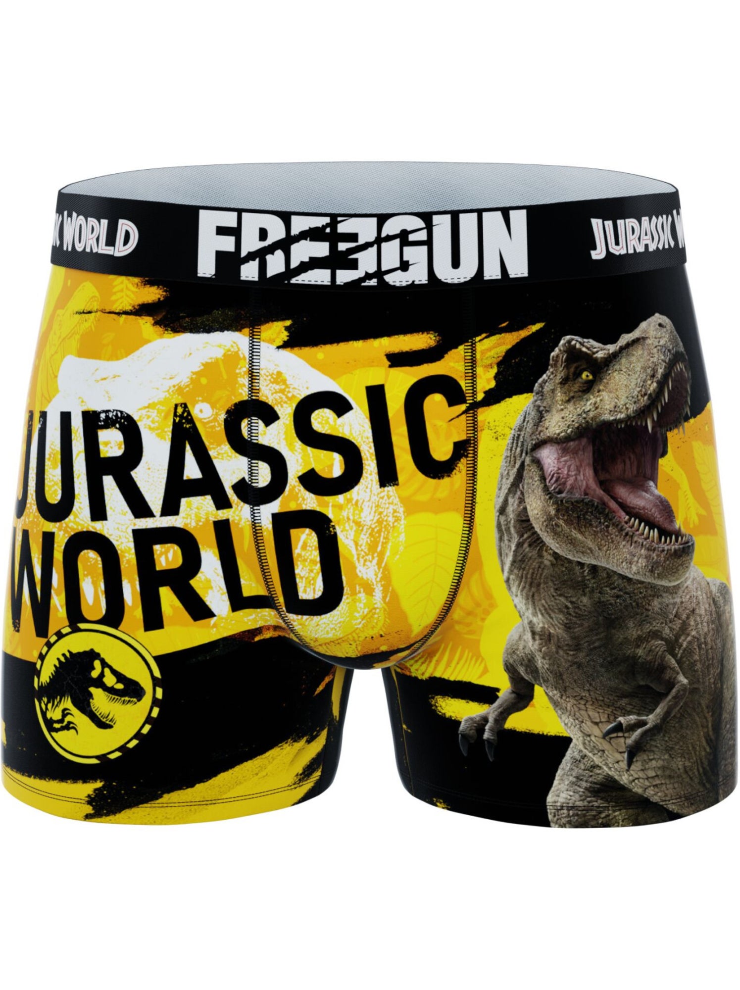 Lot de 3 boxers junior jurassic freegun - Orange