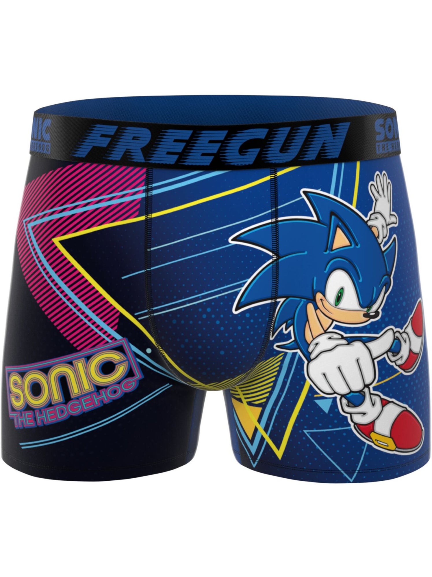 Lot de 3 boxers junior sonic freegun - Bleu