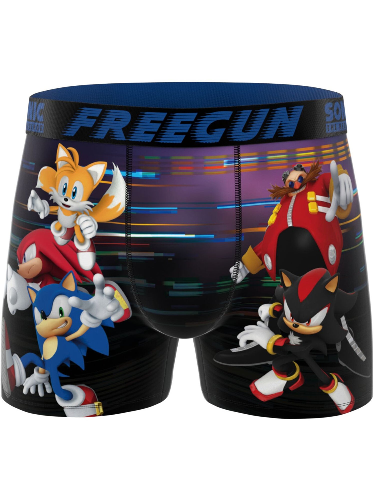 Lot de 3 boxers junior sonic freegun - Bleu