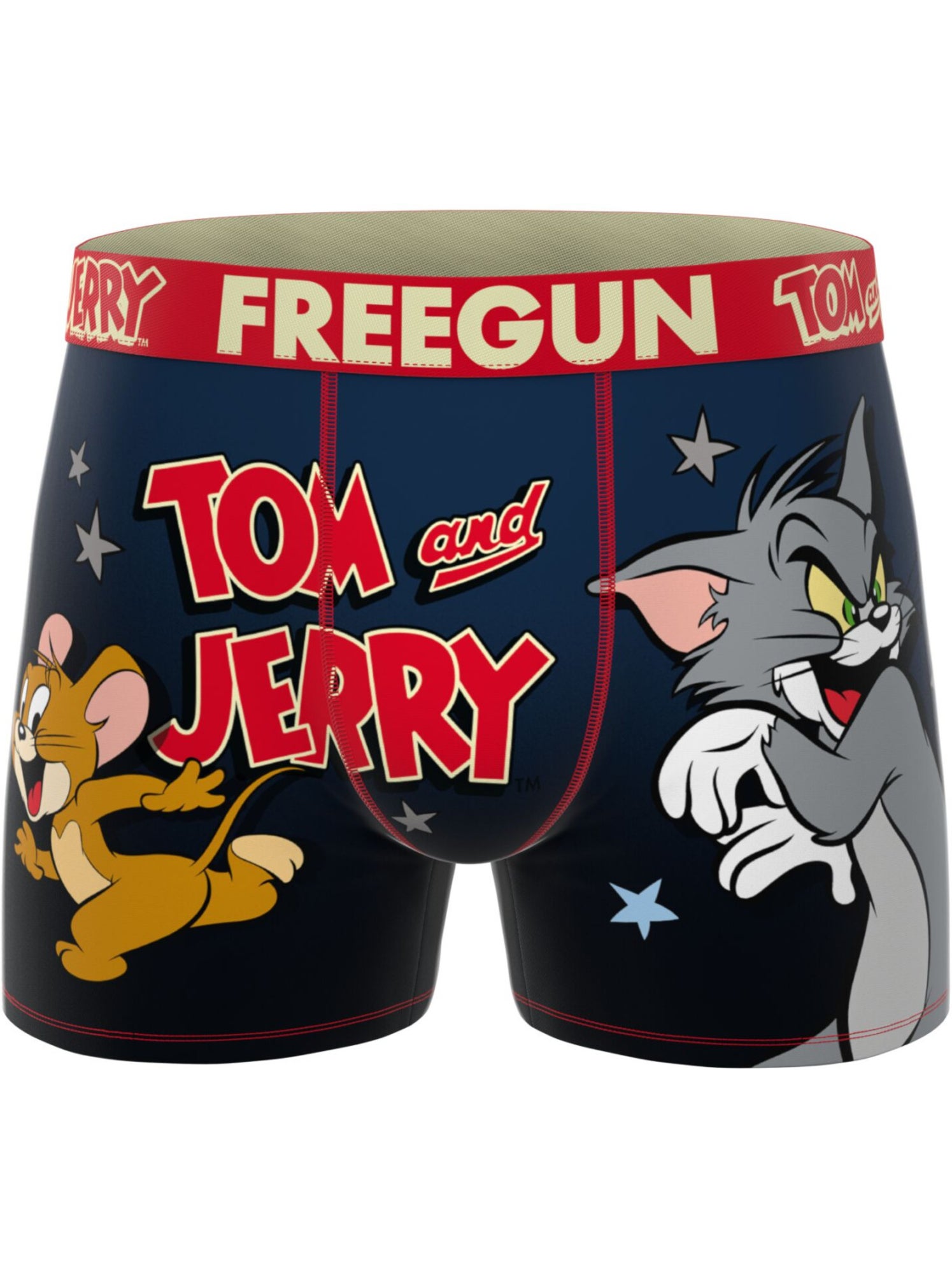 Lot de 3 boxers junior tom and jerry freegun - Noir