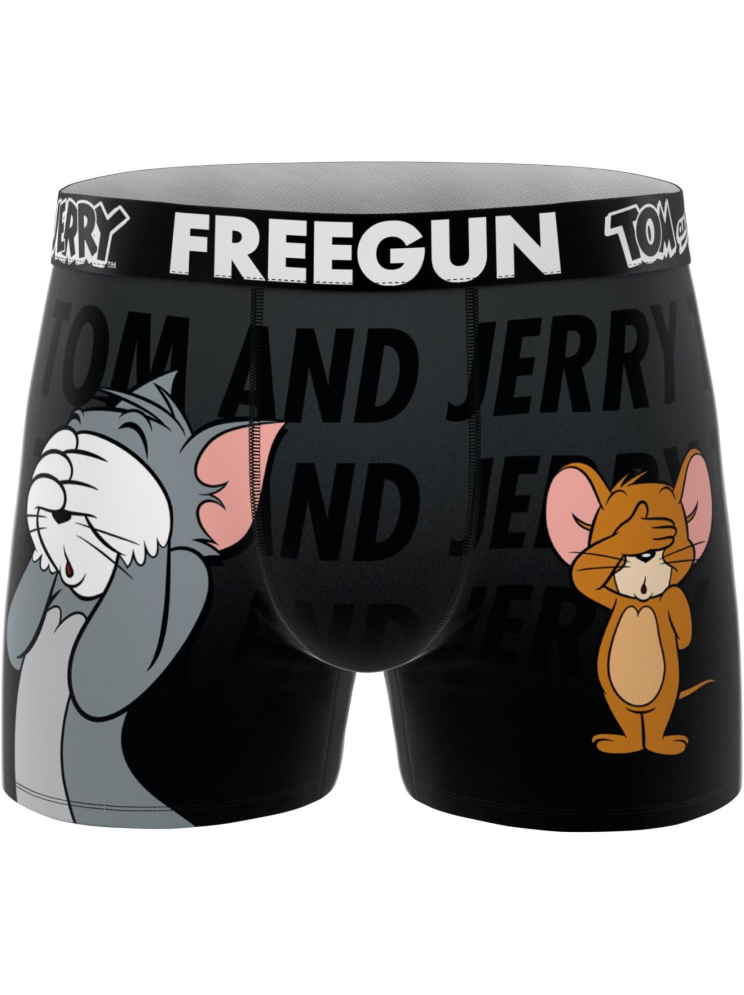 Lot de 3 boxers junior tom and jerry freegun - Noir