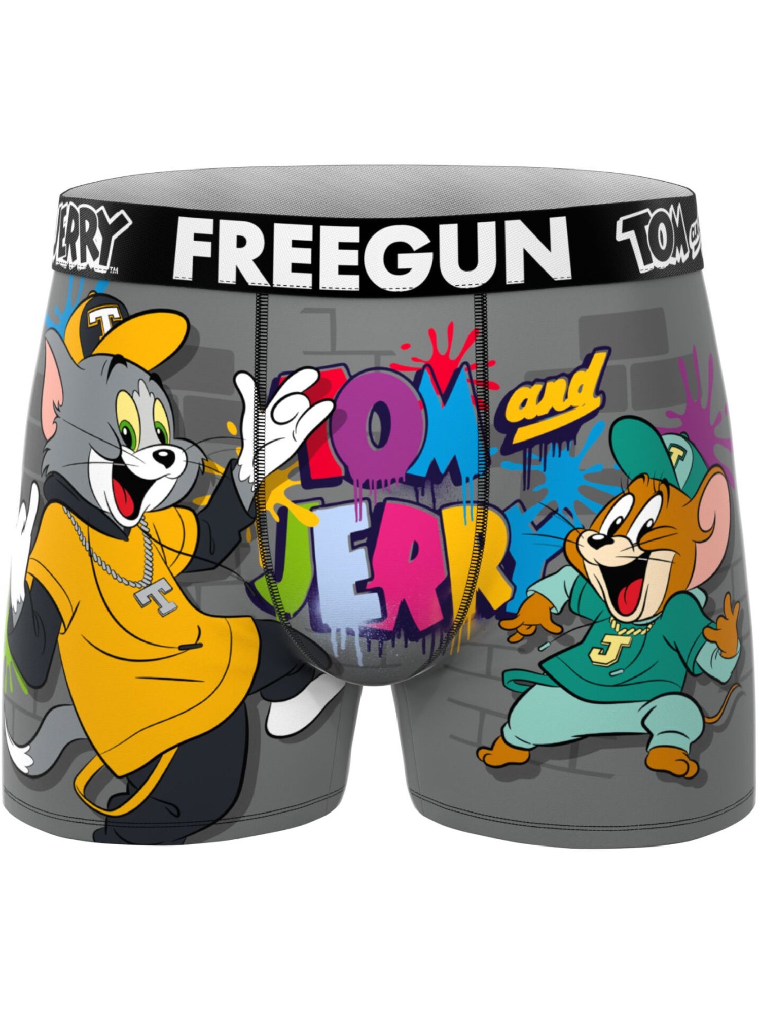 Lot de 3 boxers junior tom and jerry freegun - Noir