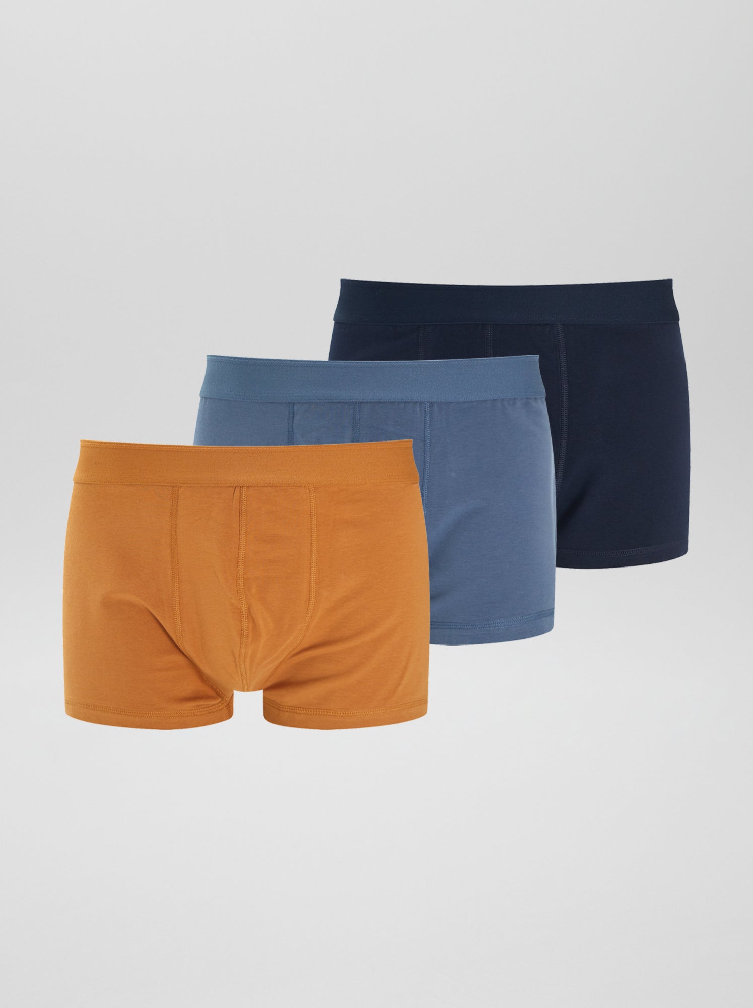 Lot de 3 boxers  size+ - Bleu/marine/marron