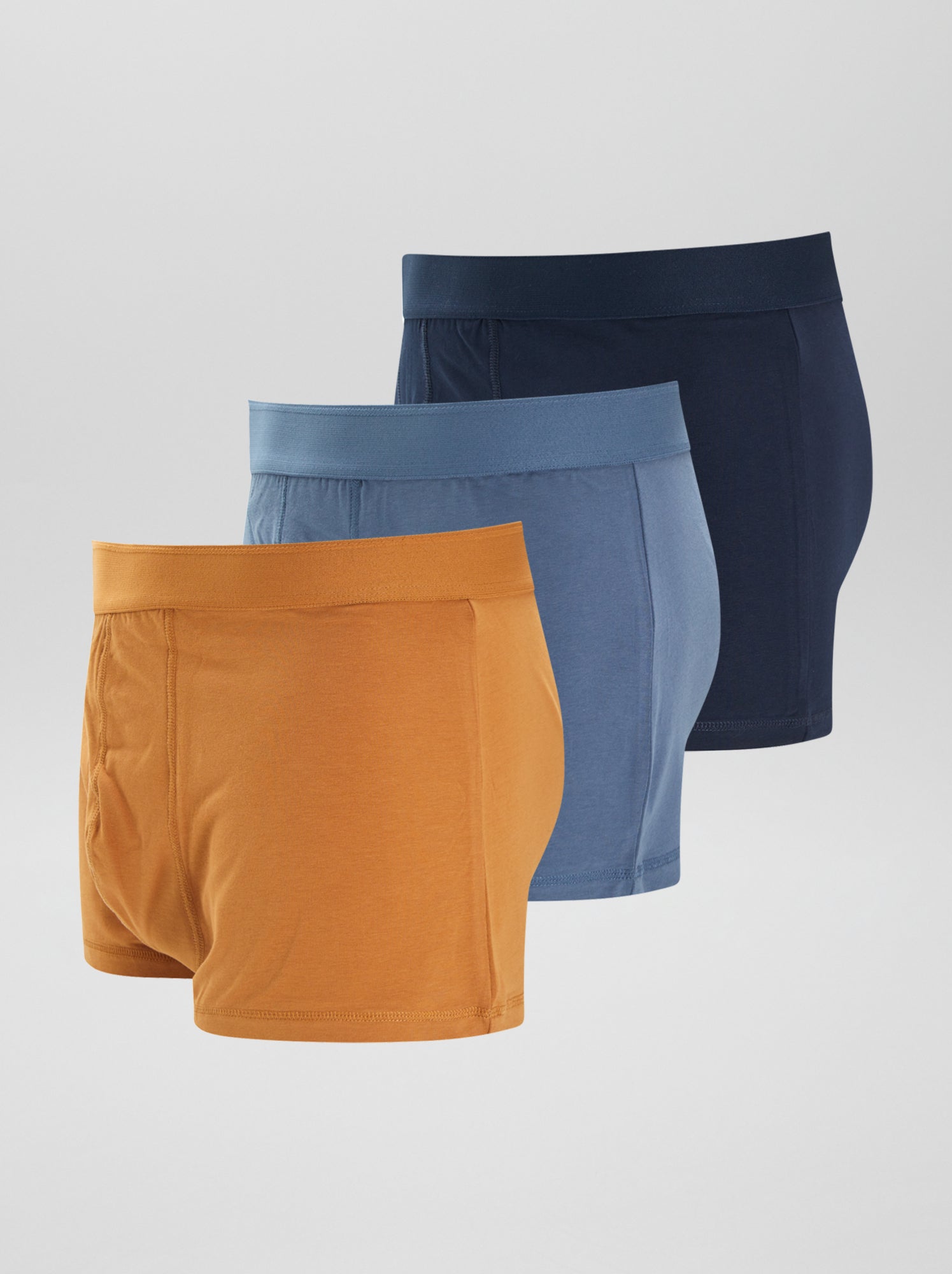 Lot de 3 boxers  size+ - Bleu/marine/marron
