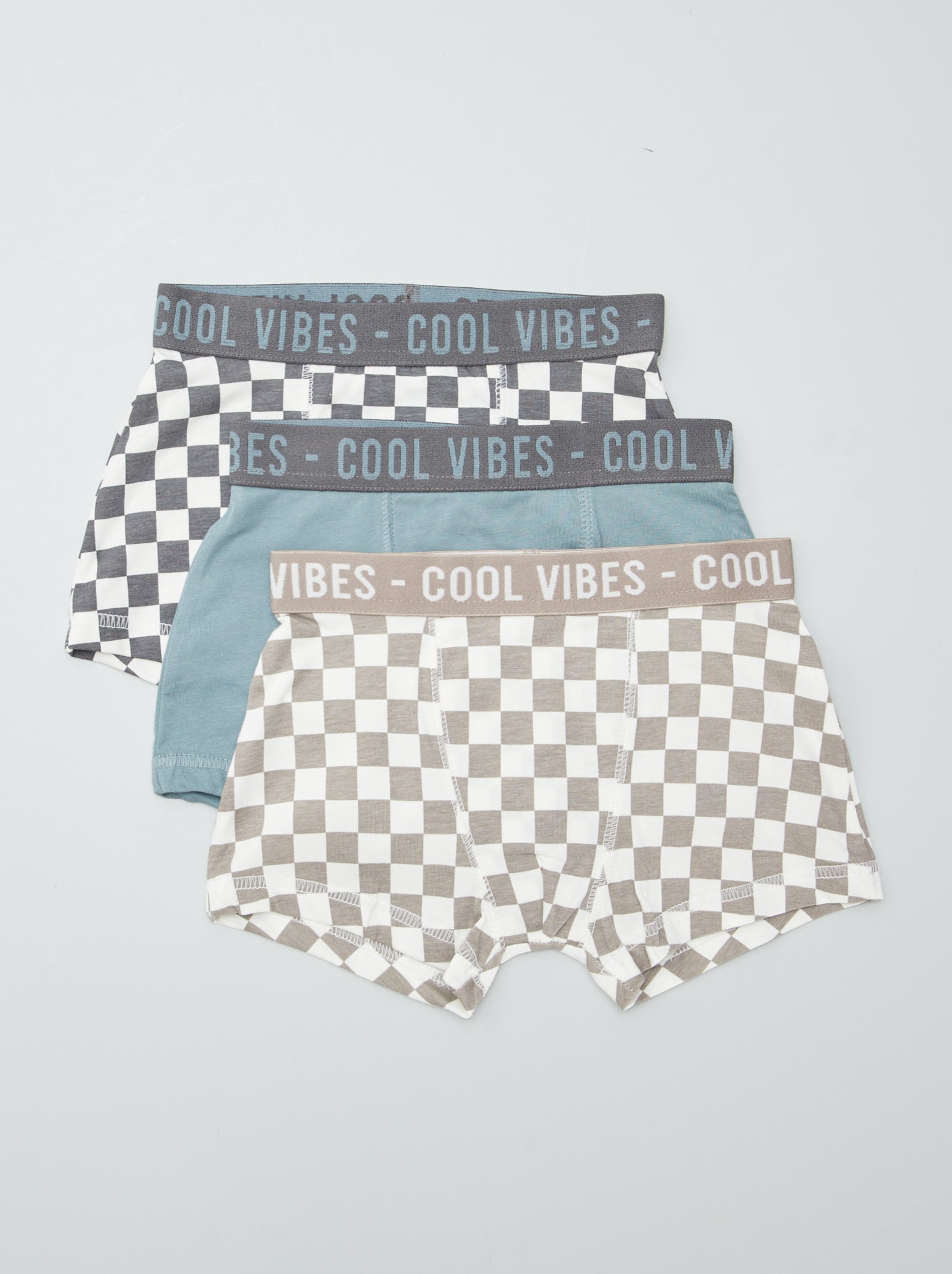 Lot de 3 boxers stretch - MARRON (AZI96_6)