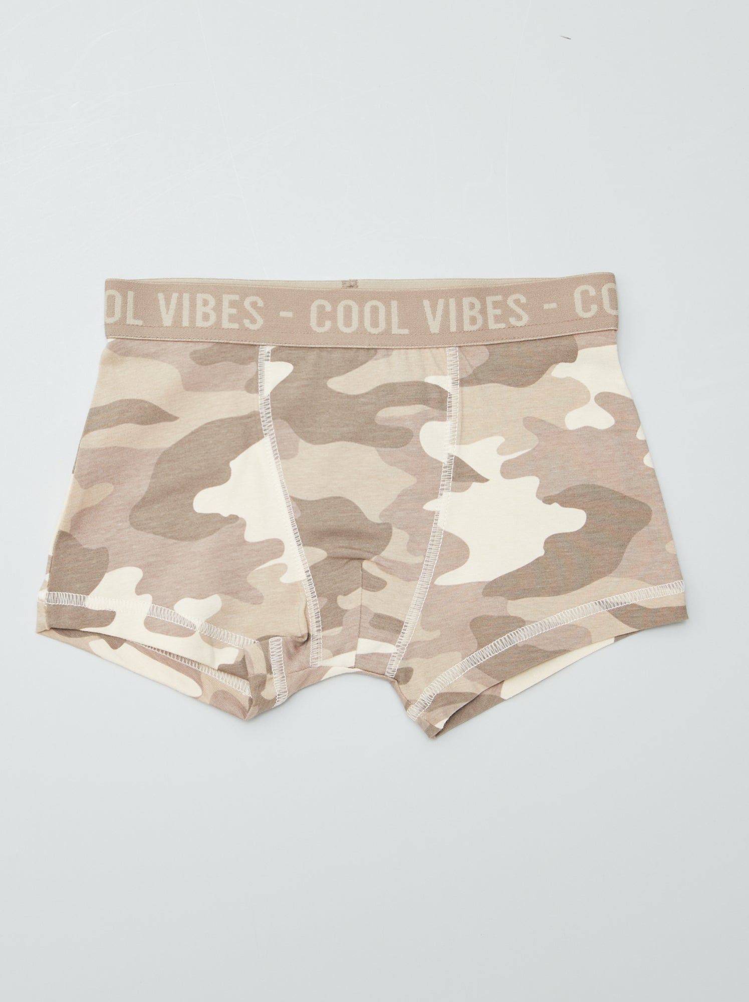 Lot de 3 boxers stretch - MARRON (AZI96_7)